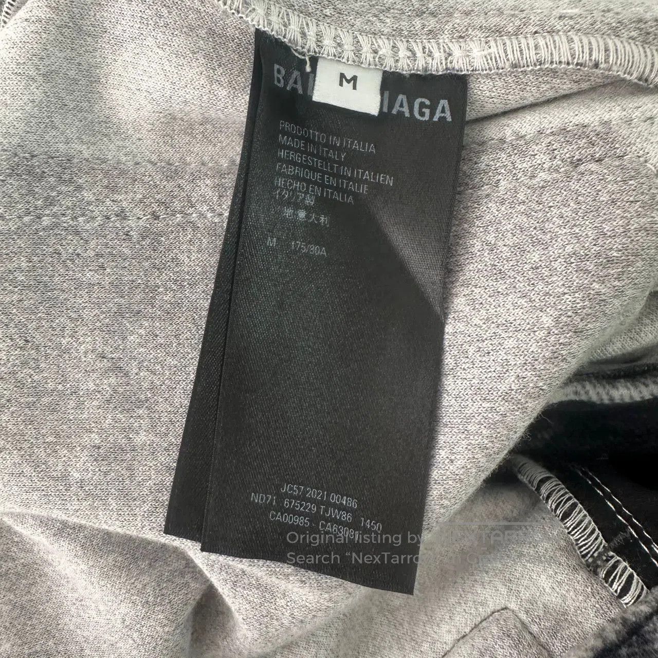 Balenciaga balenciaga trompe 3d printed denim pants. Size US 30 / EU 46 - 5 Thumbnail