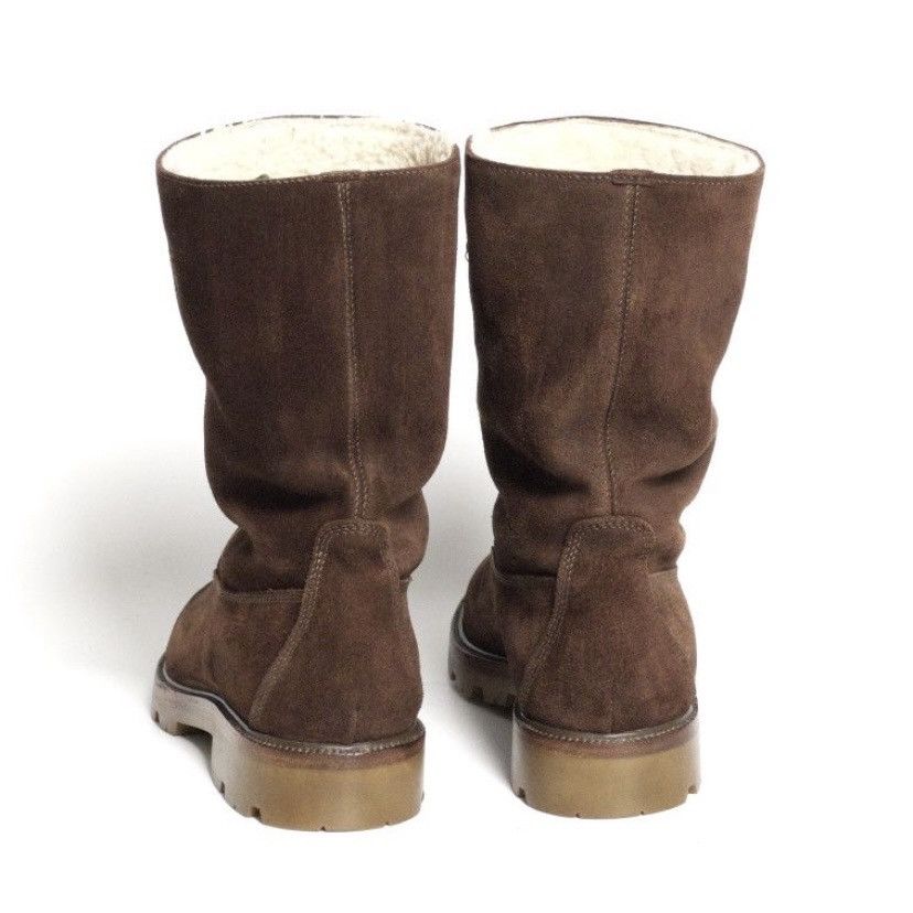 Gucci 🧿luberon suede shearling boots brown Size US 10 / EU 43 - 2 Thumbnail