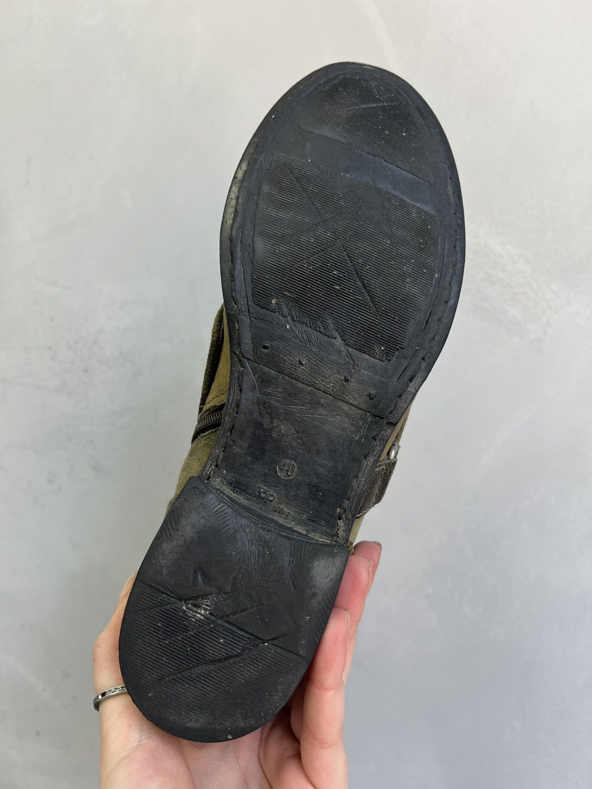 A.S.98 Avant garde leather ankle moto boots guidi style 90s Size US 7.5 / EU 40-41 - 13 Thumbnail