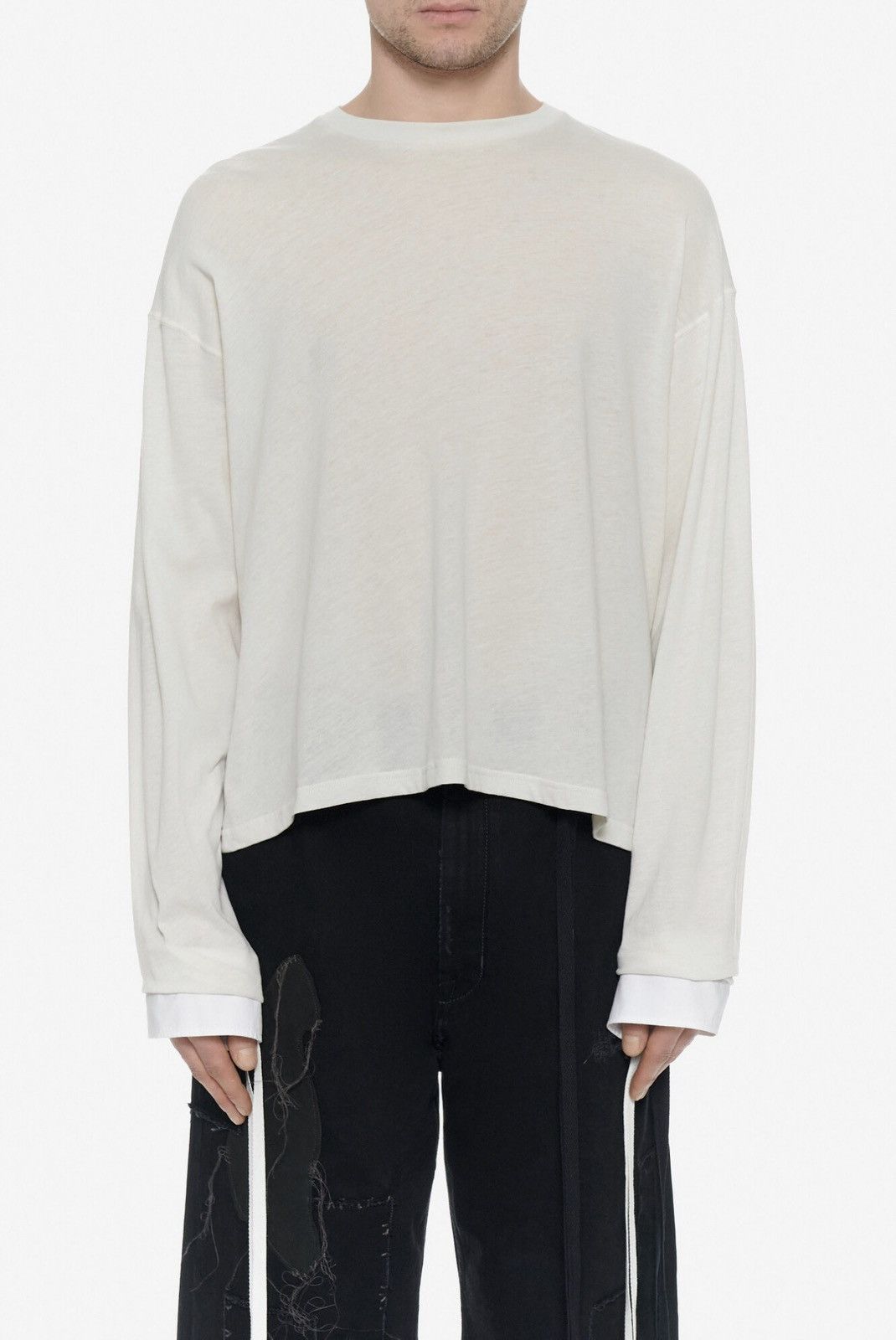 Ann Demeulemeester Ann Demeulemeester Emilius Sketch Print Top Size US M / EU 48-50 / 2 - 2 Thumbnail