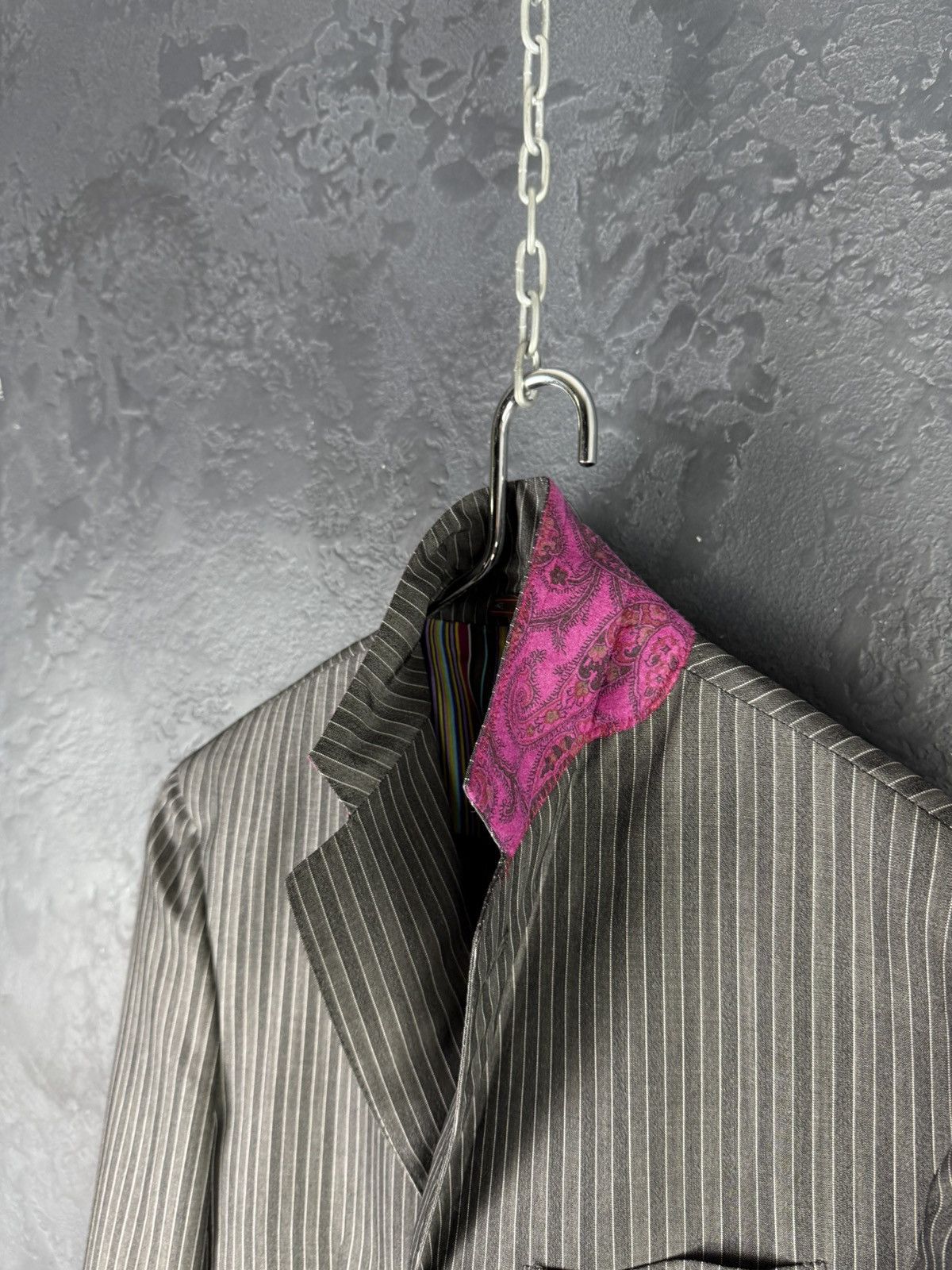 Etro Etro Milano Suit Stripes Wool Lana Size 48 Size 48R - 7 Thumbnail