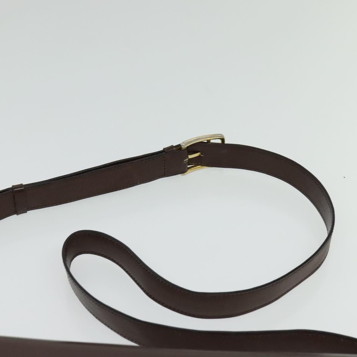 Celine CELINE Shoulder Bag Leather Brown Gold Size ONE SIZE - 8 Thumbnail