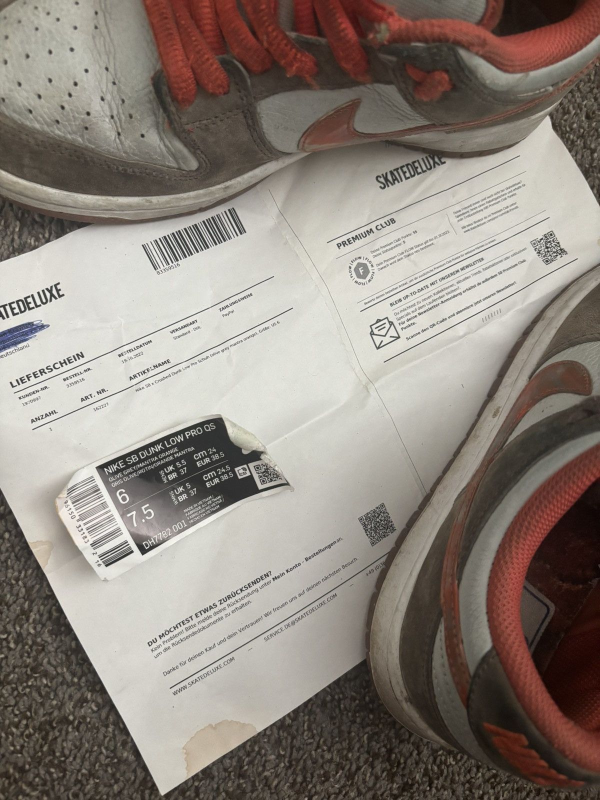 Nike NIKE SB DUNK& CRUSHED Size US 6 / EU 39 - 4 Thumbnail