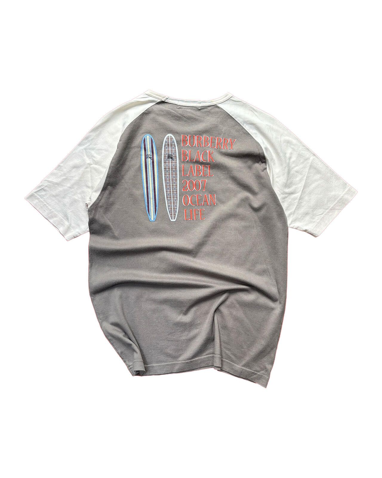 Burberry Burberry Black Label Ocean Life Raglan Tee Grey Small Size US S / EU 44-46 / 1 - 1 Thumbnail