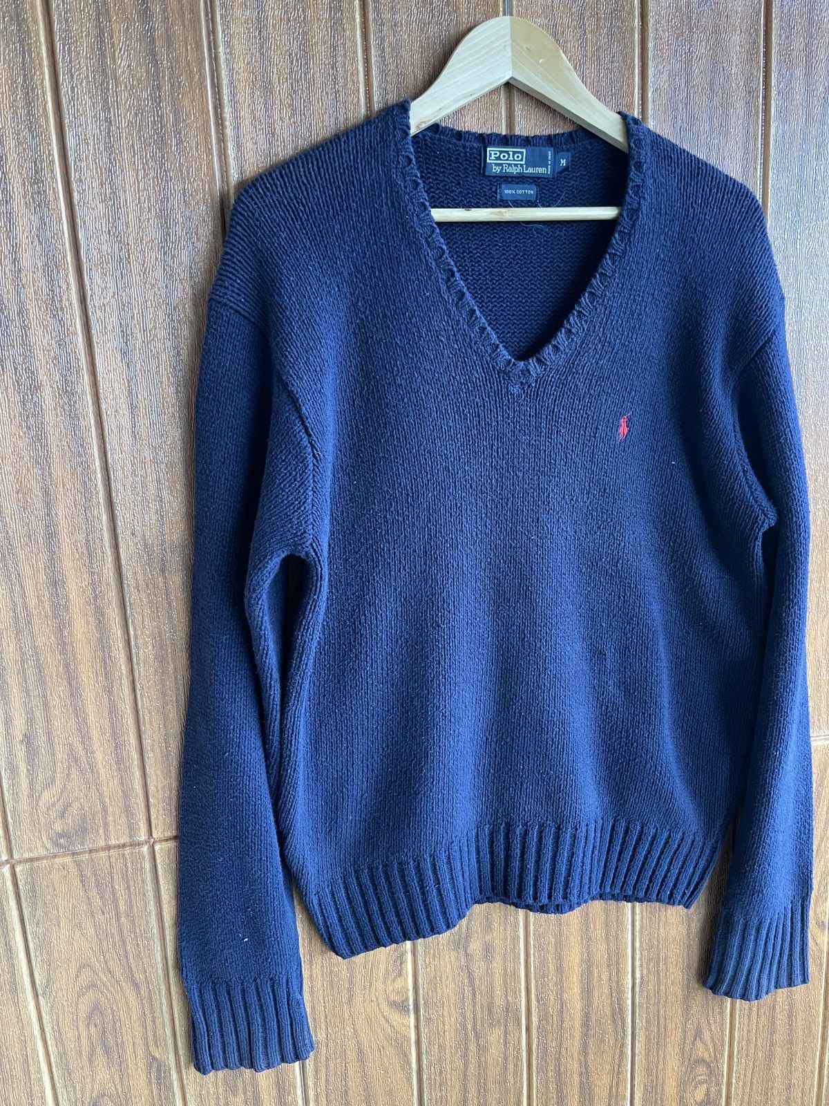 Polo Ralph Lauren Last Drop🔥Rare🔥Vintage Polo Ralph Laurent Sweat Knit Shirt Size US L / EU 52-54 / 3 - 5 Thumbnail