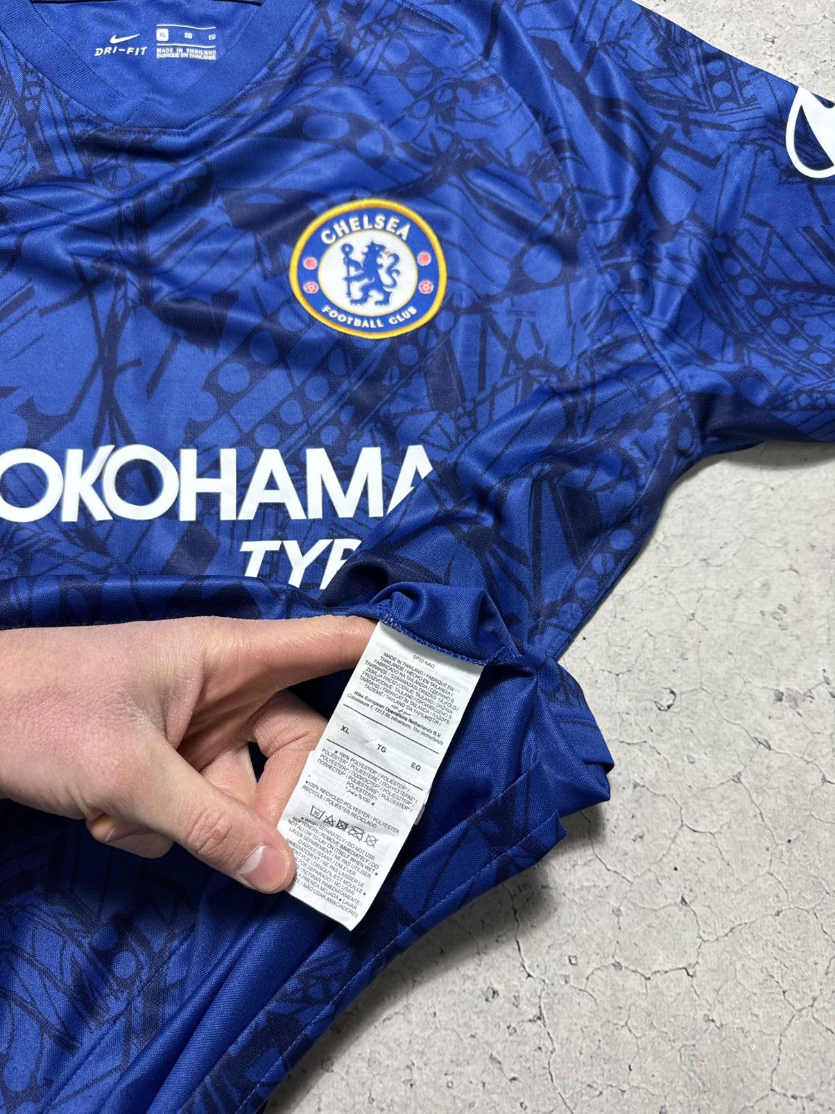 Nike Nike FC Chelsea 2019/2020 Soccer Jersey Blue Size US XL / EU 56 / 4 - 7 Thumbnail