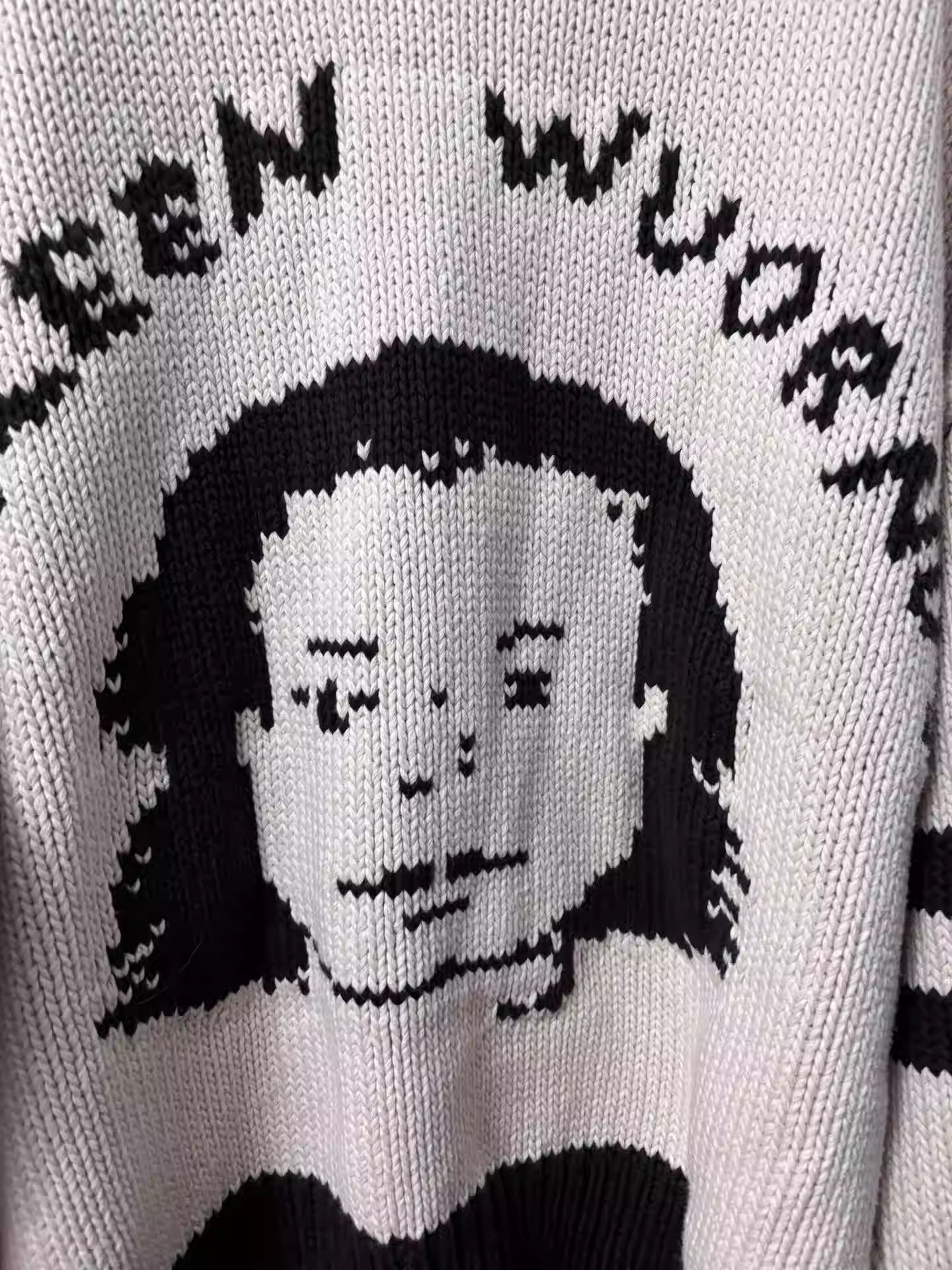 Enfants Riches Deprimes ENFANTS RICHES DEPRIMES ERD Face Knit Sweater Size US L / EU 52-54 / 3 - 4 Thumbnail