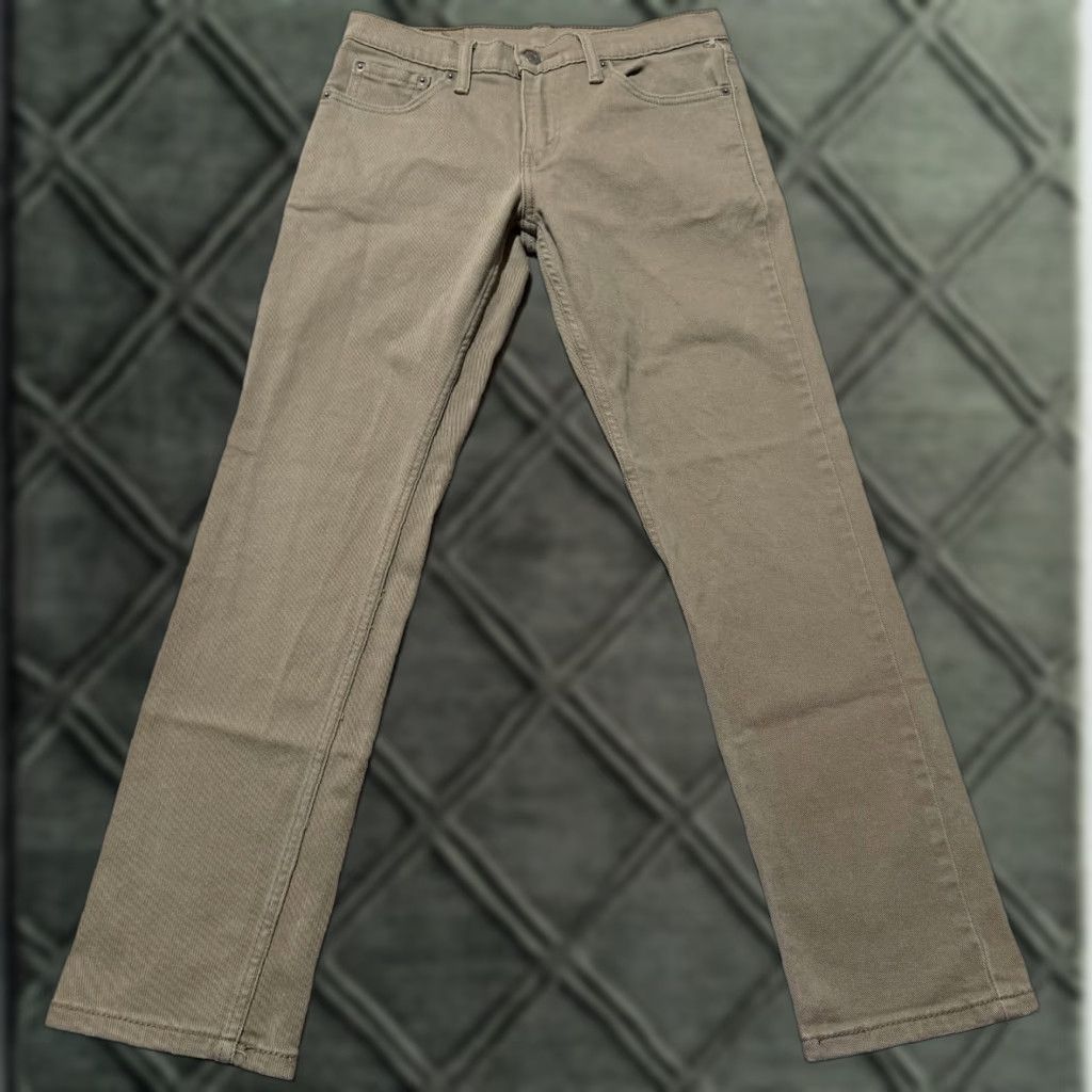 Levi's Levi's Jeans Men Slim 511 Khaki Denim Low Rise 30x30 Size US 30 / EU 46 - 1 Thumbnail