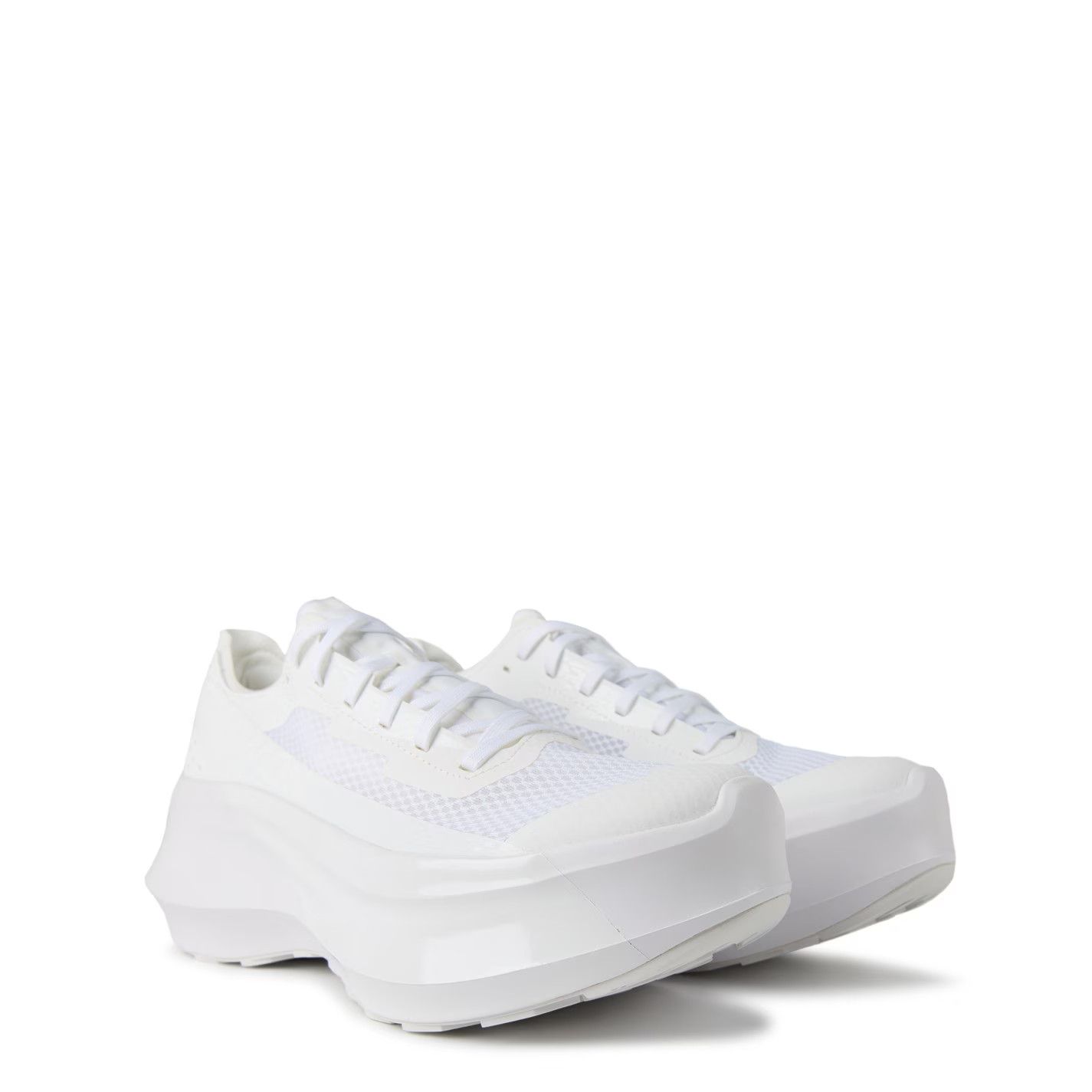 Comme des Garcons SHIRT o1g2r1mq0426 Phantasm Platform Trainers in White Size US 8 / EU 41 - 3 Thumbnail