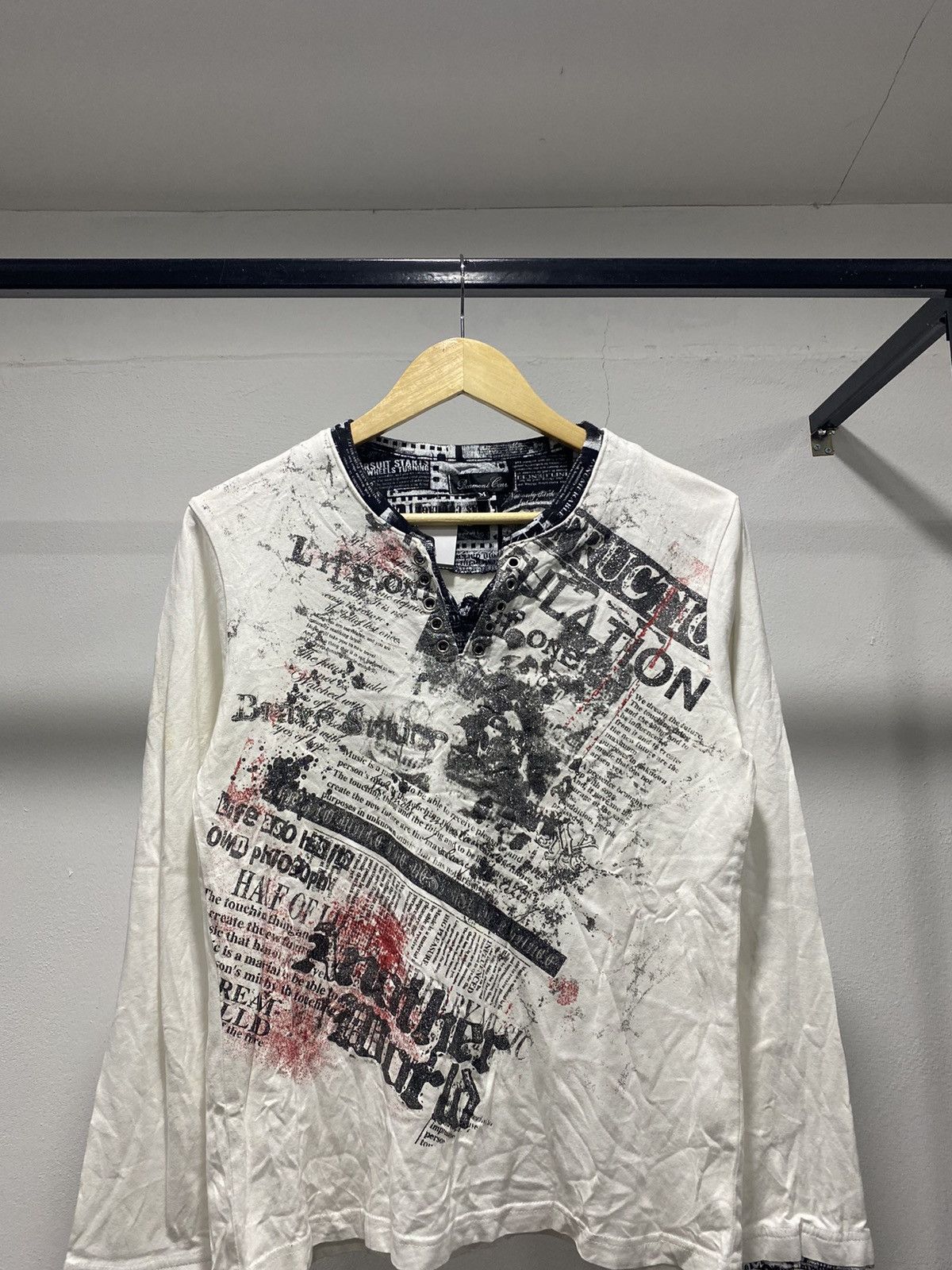 Hysteric Glamour Beaumont Carr Poem Wording Punk Lgb Grunge Ls Size US S / EU 44-46 / 1 - 3 Thumbnail