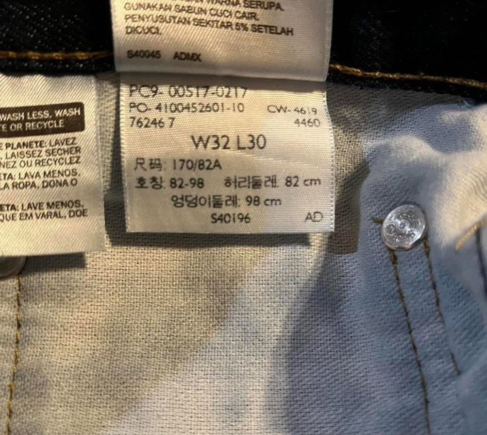 Levi's Levi's 501 navy blue jeans Size 32" #denim Size US 32 / EU 48 - 3 Thumbnail