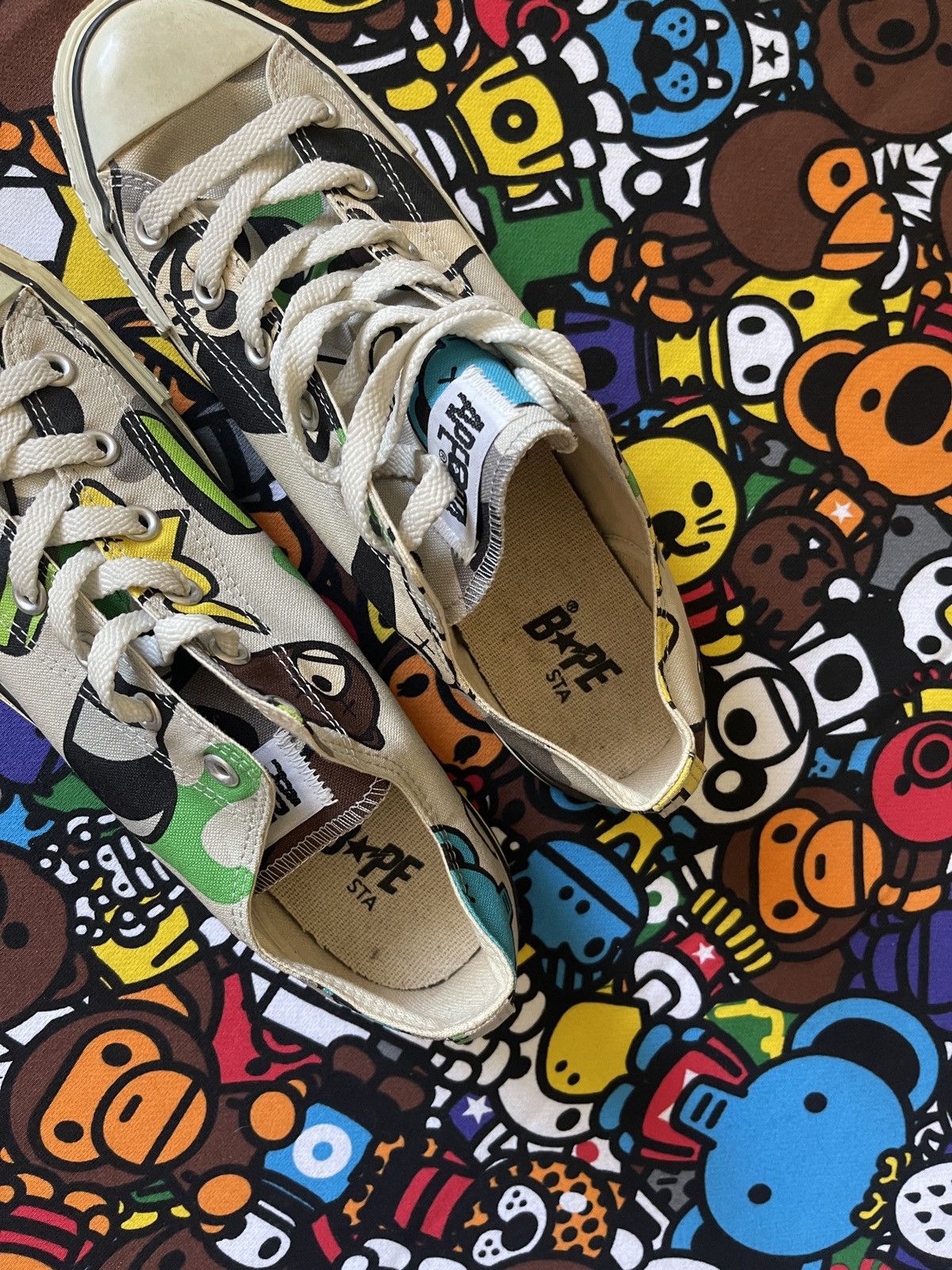 Bape × Kaws A Bathing Ape X Kaws Animal Kingdom Apesta Shoes Size US 9 / EU 42 - 9 Thumbnail
