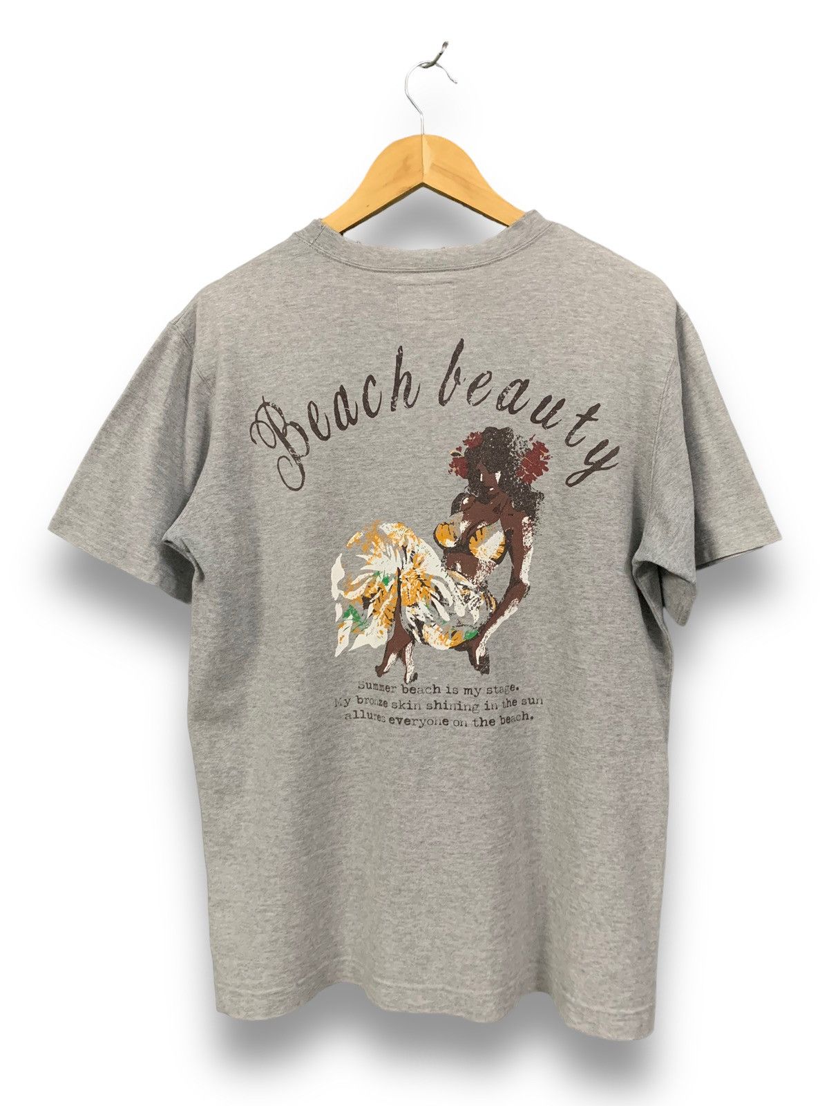 Seditionaries Vintage Seditionaries Sunny Cloud Poem Beach Beauty T-Shirt Size US L / EU 52-54 / 3 - 3 Thumbnail