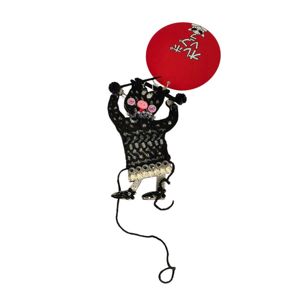 Other OLLEBOREBLA Embroidered Pig Brooch Others Brooch 766482 DUTY FREE for USA