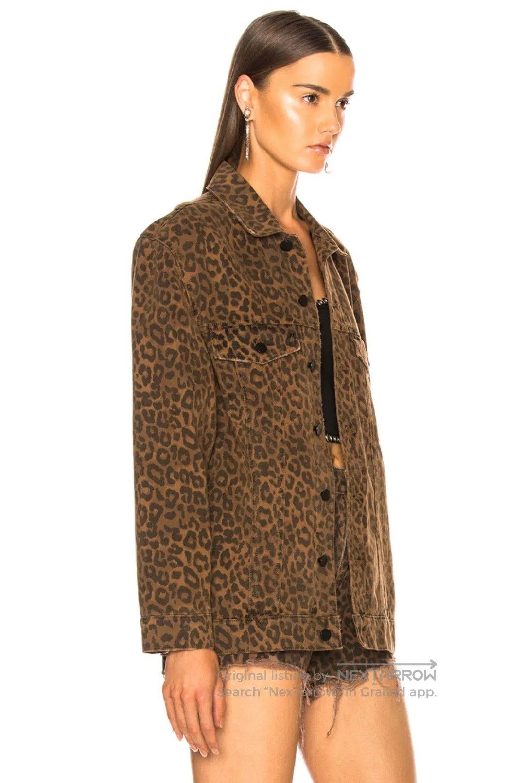 Alexander Wang alexander wang leopard print denim jacket. Size US S / EU 44-46 / 1 - 5 Thumbnail