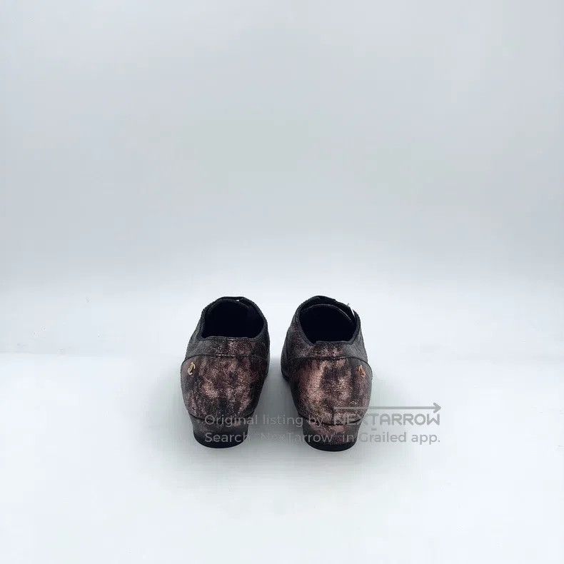 Chanel Chanel Pink gold logo logo lacing pointed toe shoes leathe Size US 6 / IT 36 - 4 Thumbnail