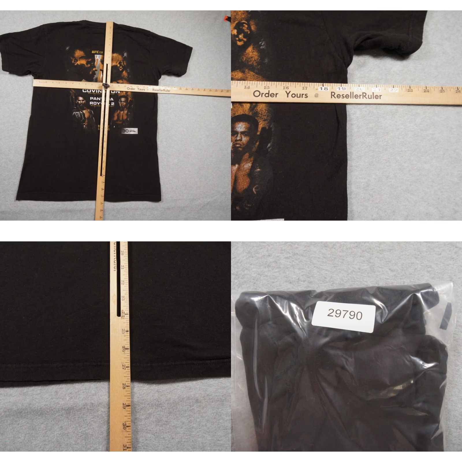 UFC UFC Shirt Mens Regular Black Crewneck Short Sleeve T-Shirt MMA Mixed Martial Arts Size US S / EU 44-46 / 1 - 8 Thumbnail
