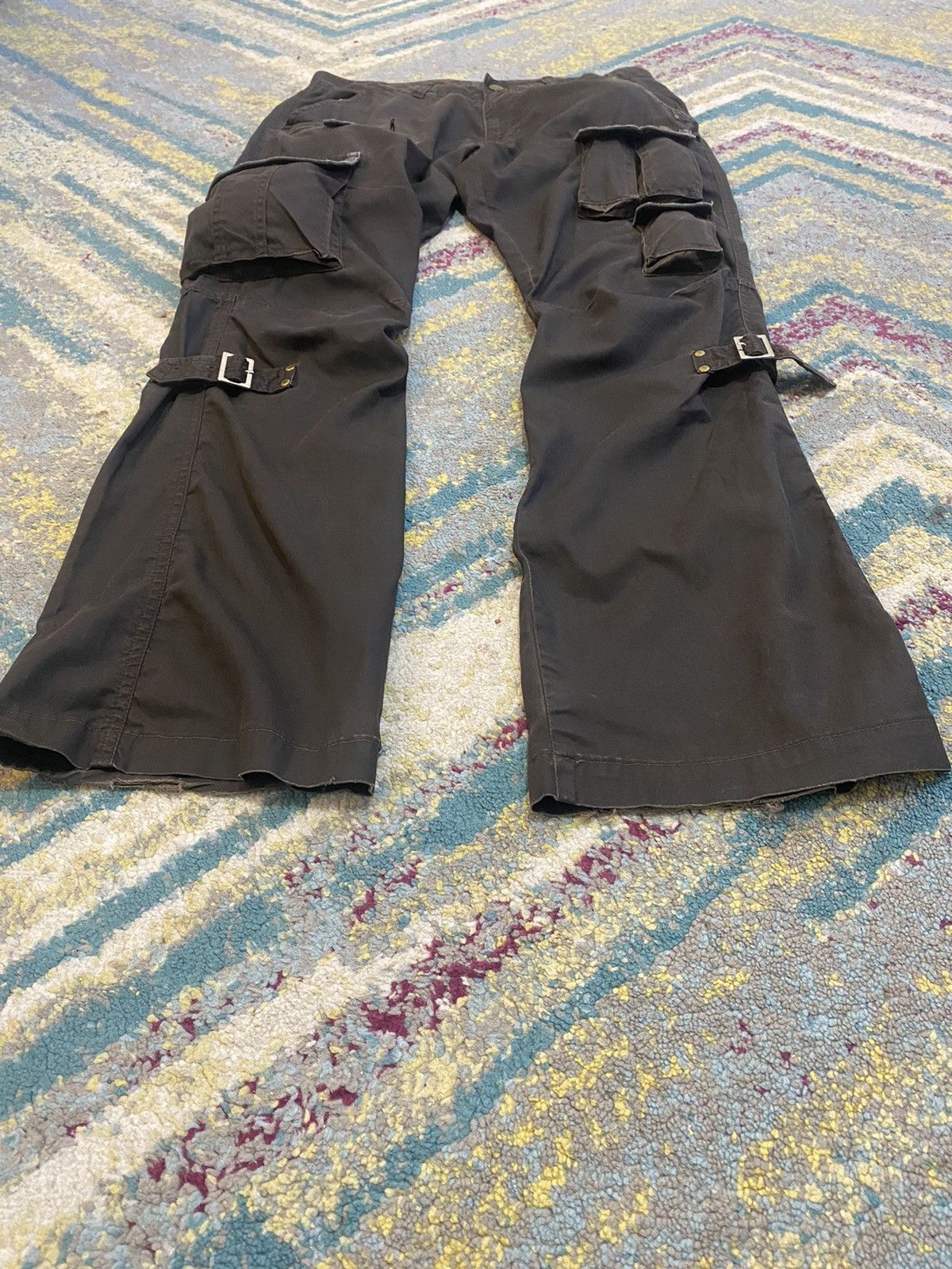 Tornado Mart 🔥Tornado Mart Japan Bondage Flare MultiPocket Pant Size US 32 / EU 48 - 6 Thumbnail