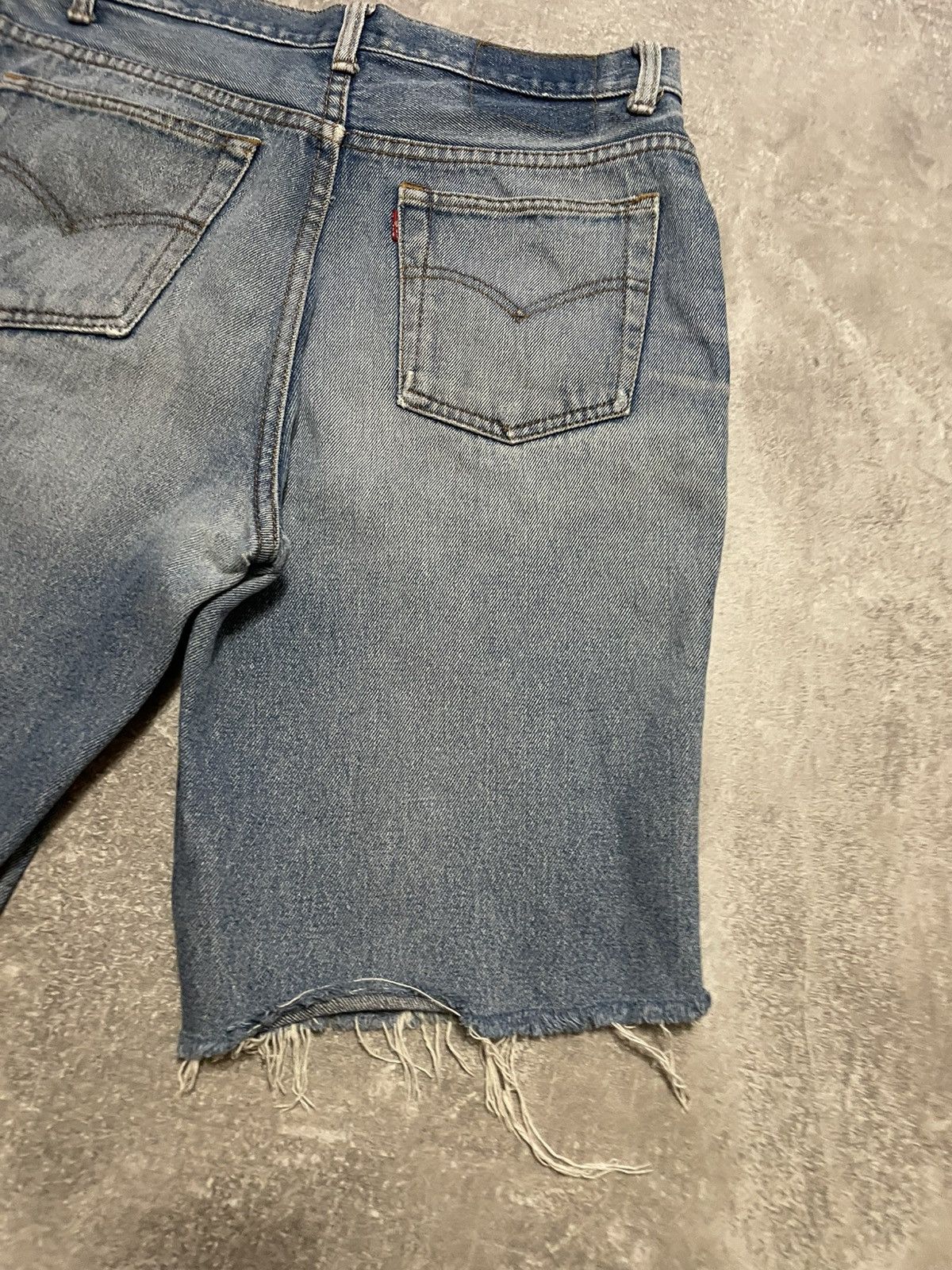 Levi's × Levi's Vintage Clothing × Vintage Vintage Levis Blue Denim Jeans Shorts Size 30 Size US 30 / EU 46 - 15 Thumbnail