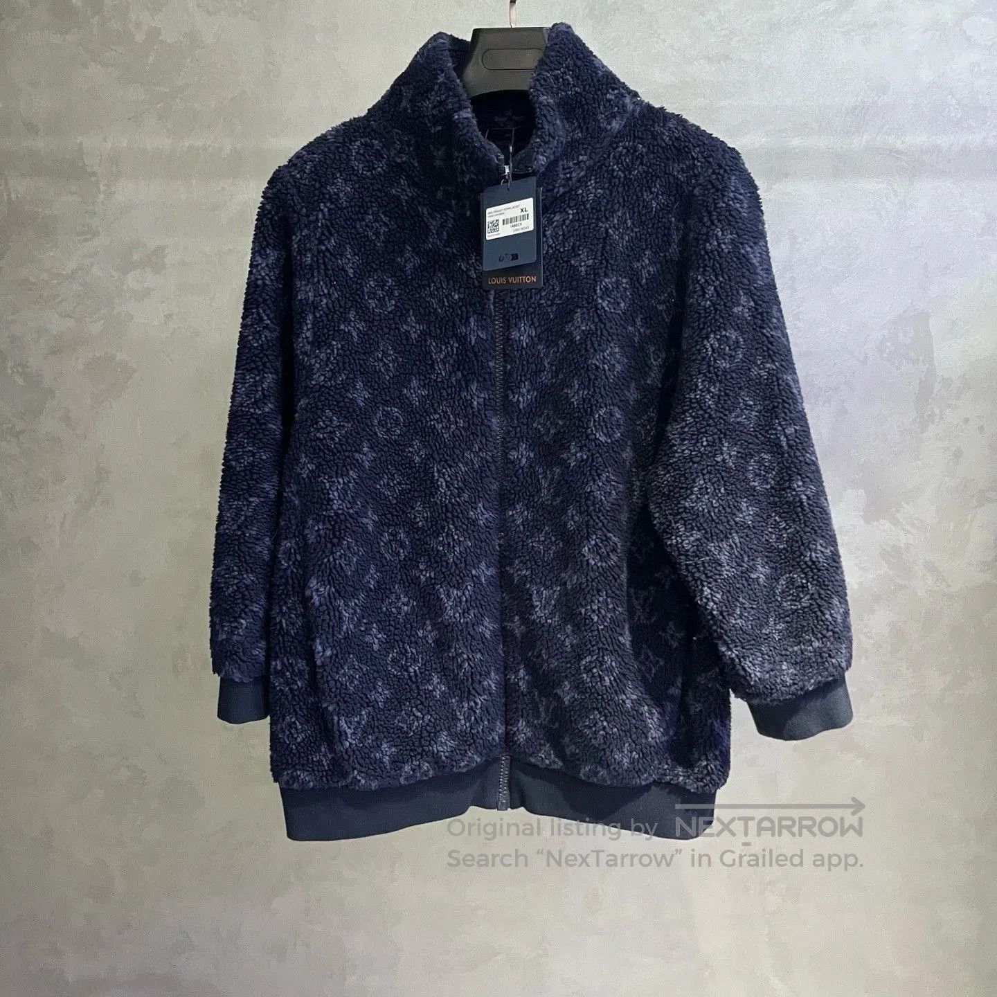 Louis Vuitton Louis Vuitton Deep Blue Jacquard Jacket. Size US XL / EU 56 / 4 - 1 Thumbnail