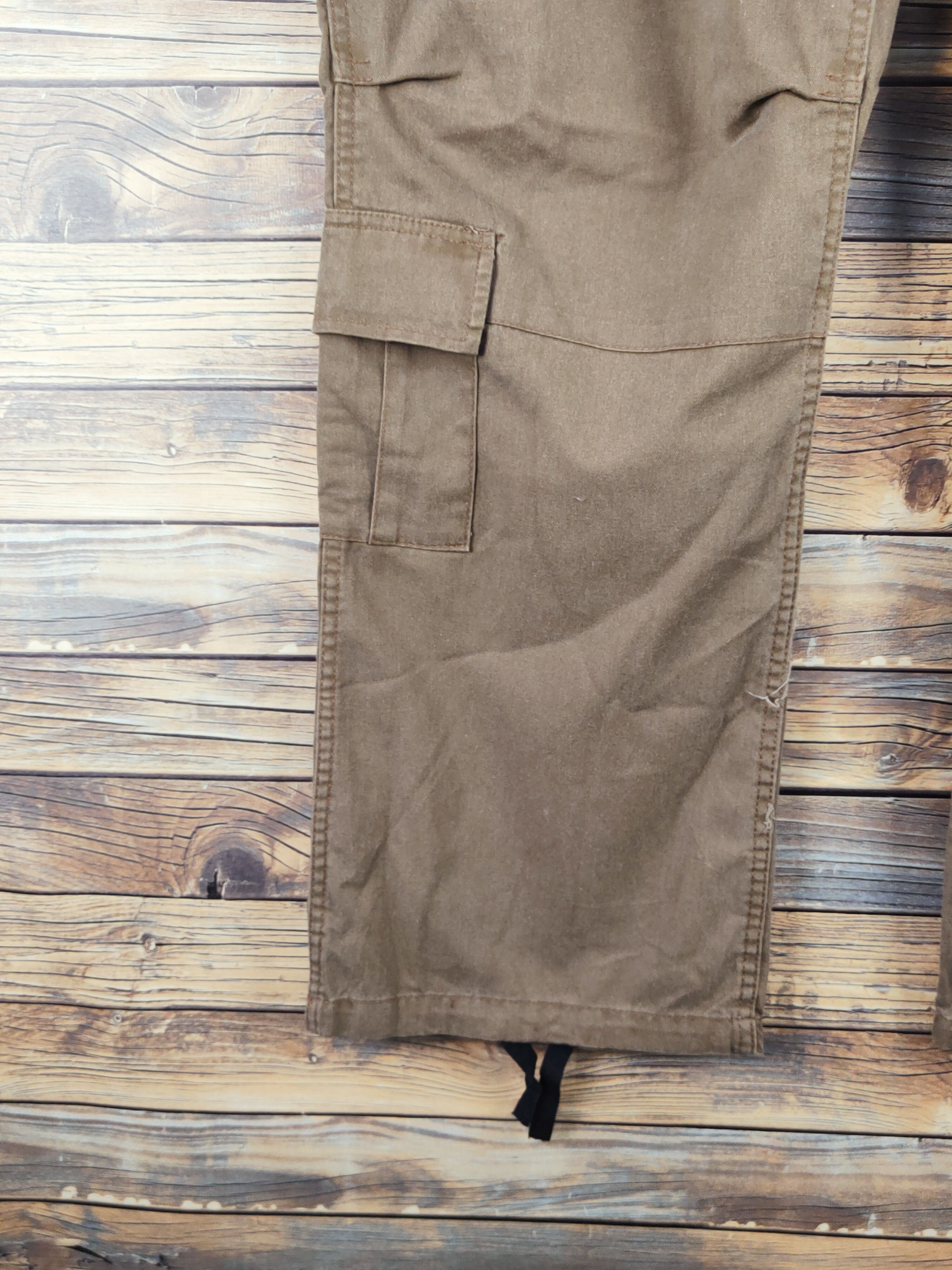 Japanese Brand Japanese Brand Brown Multipocket Tactical Cargo Pants #W1622 Size US 42 / EU 58 - 4 Thumbnail