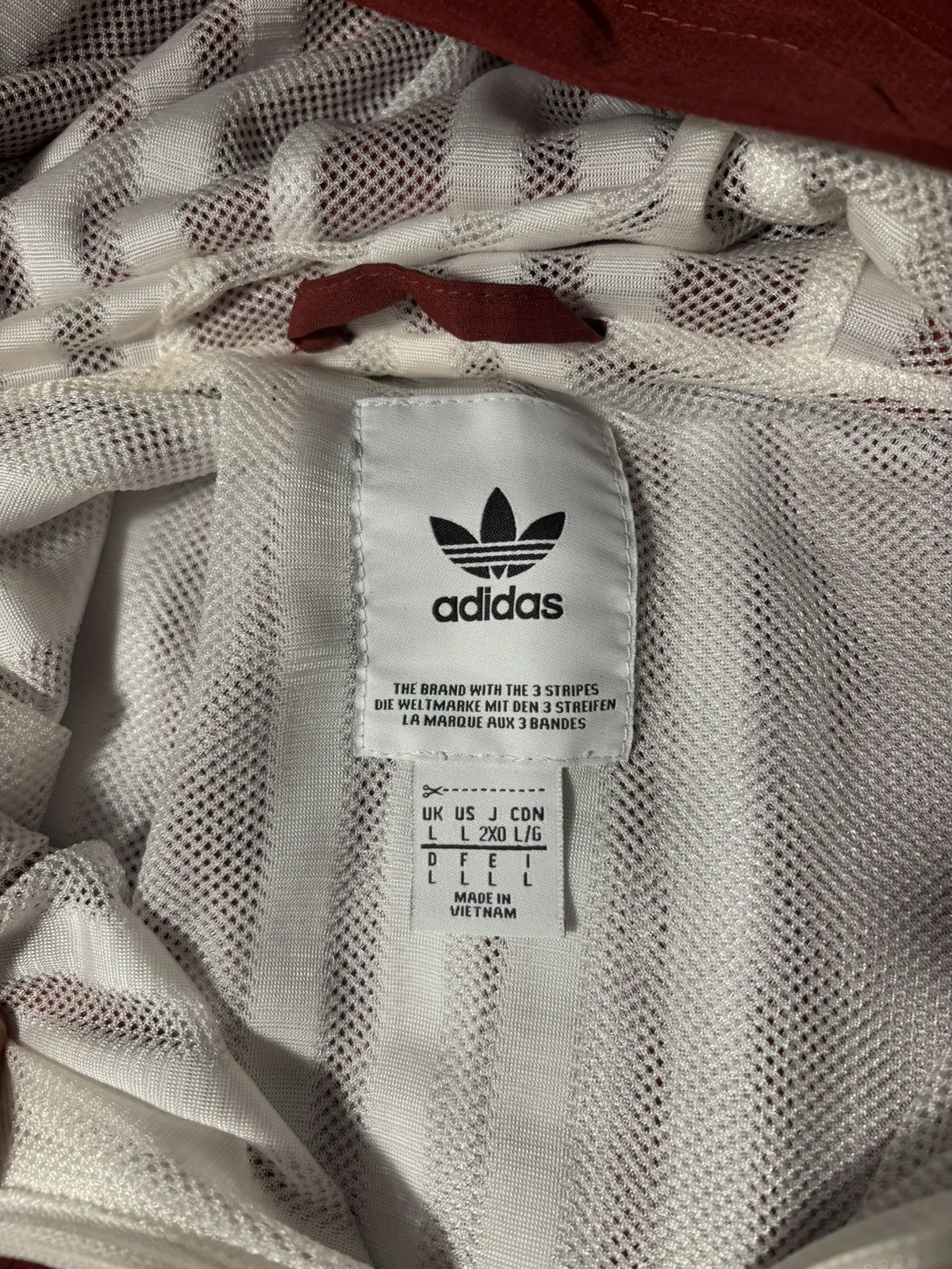 Adidas Adidas Windbreaker Hoodie Size US L / EU 52-54 / 3 - 3 Thumbnail
