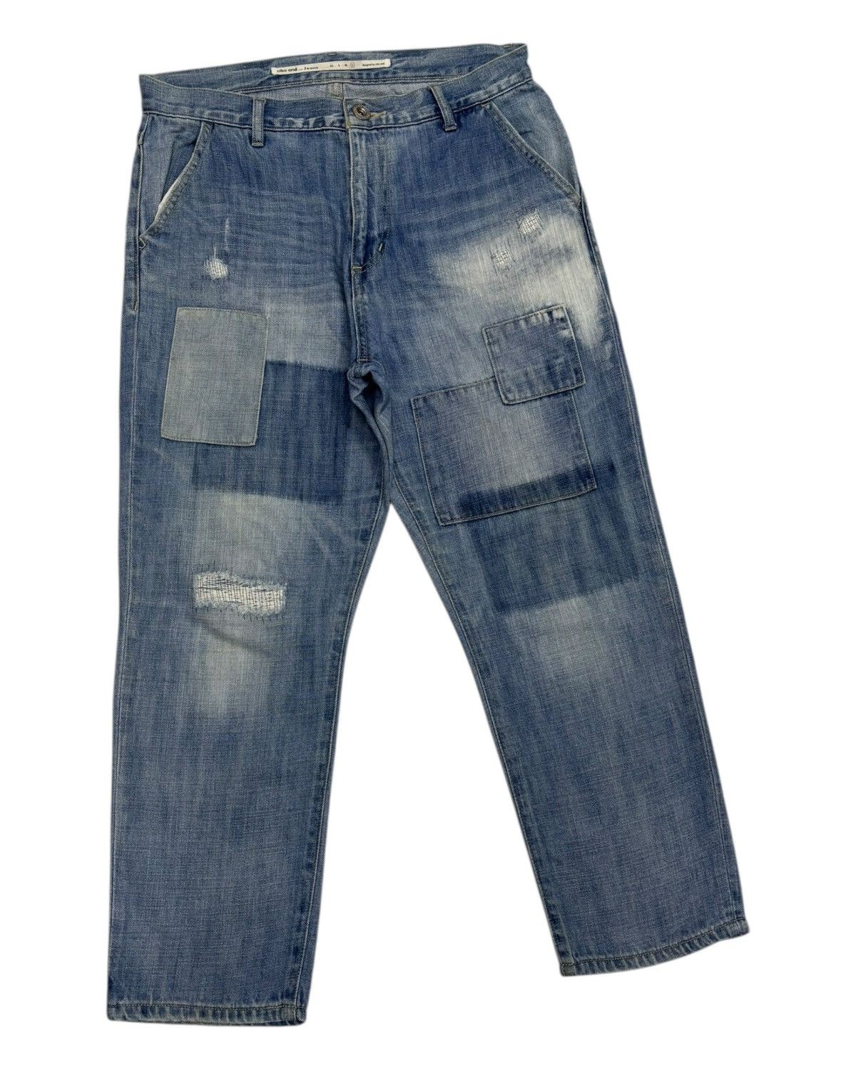 Hysteric Glamour × Japanese Brand × Kapital Vintage Niko And Patchwork Cropped Jeans Size US 32 / EU 48 - 3 Thumbnail