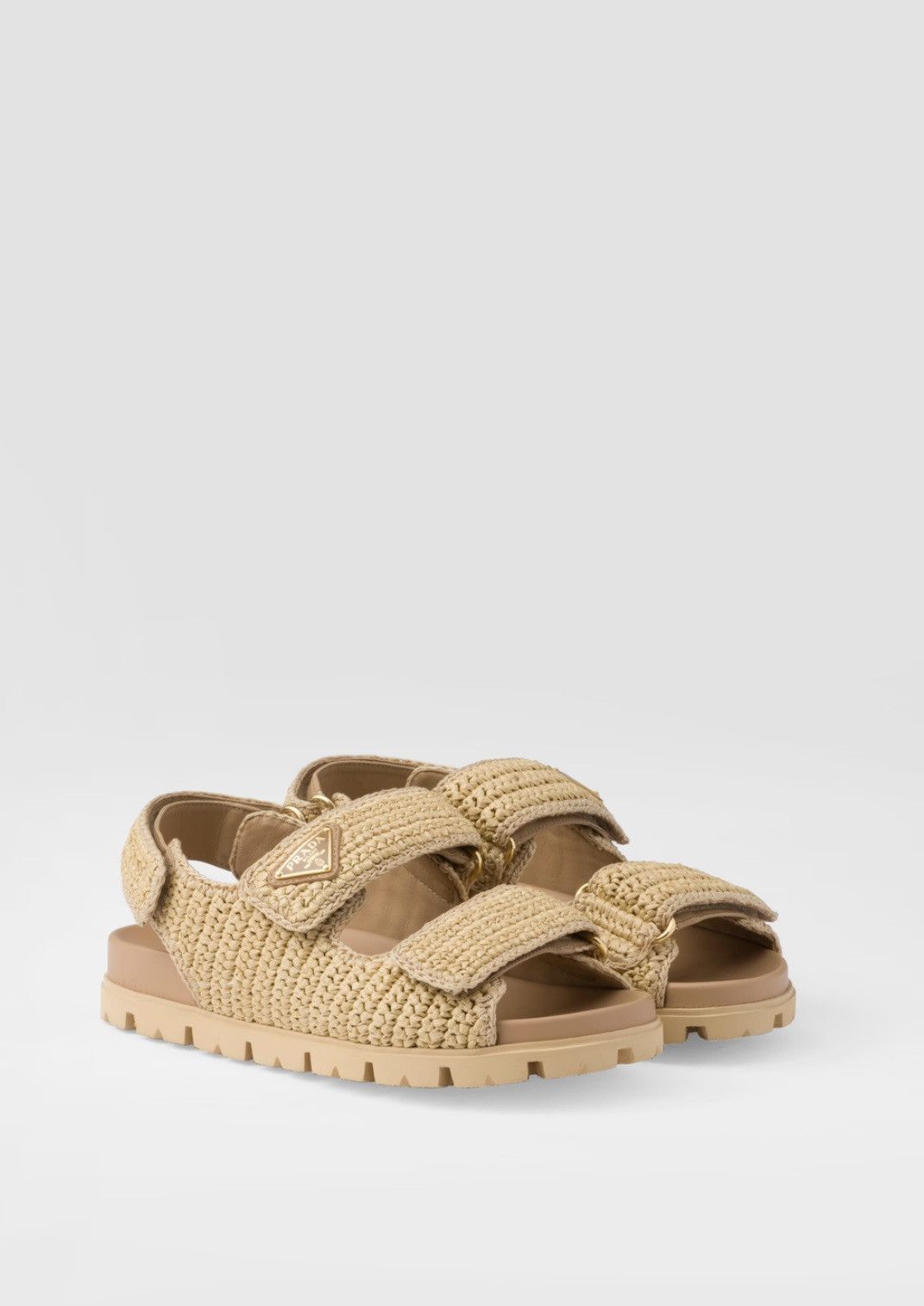Prada Prada natural crochet sandals Size US 8 / IT 38 - 6 Thumbnail