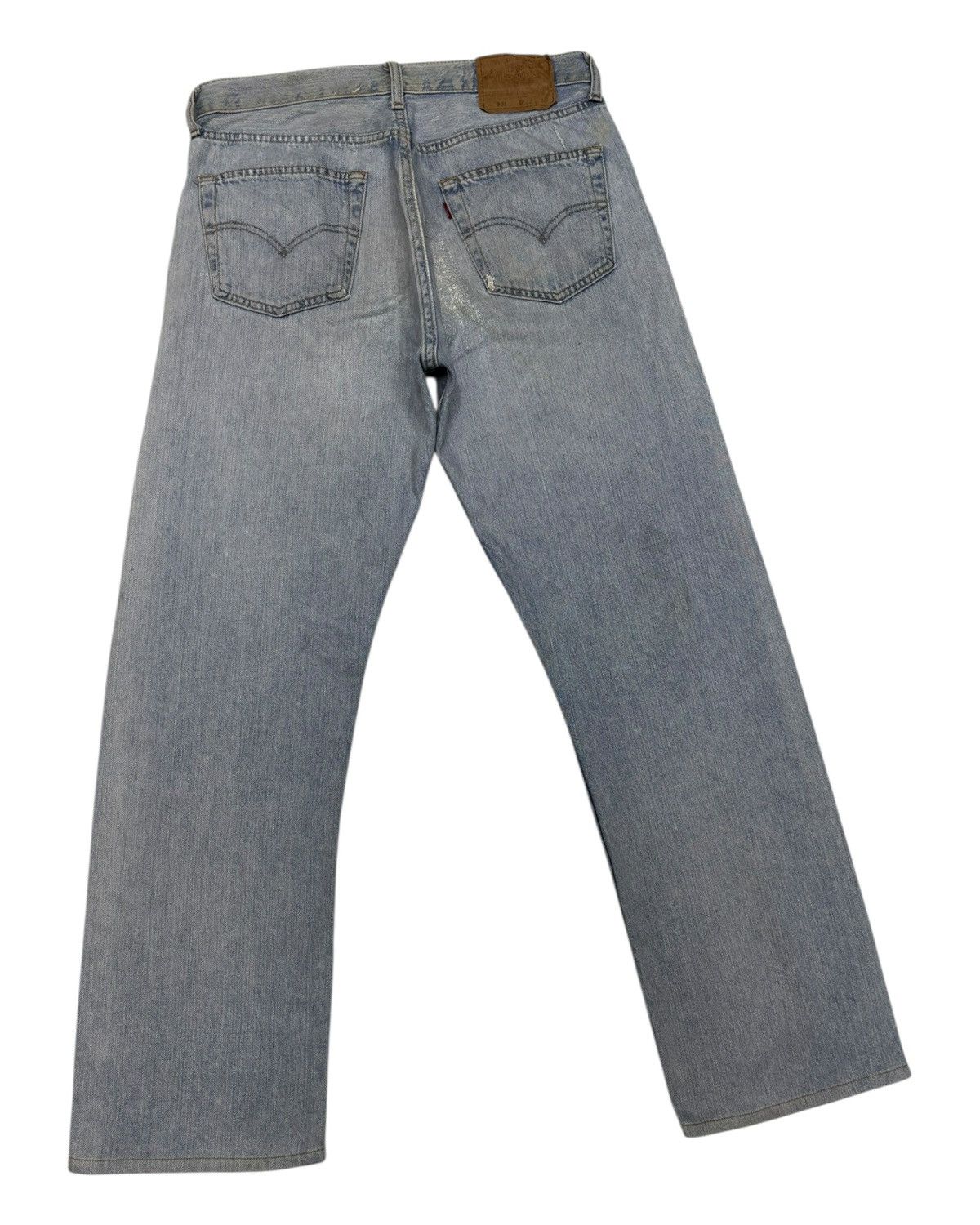 Kapital 🔥VINTAGE LEVIS 501 STITCH EMBROIDERY BLUE WASH JEANS Size US 31 - 8 Thumbnail