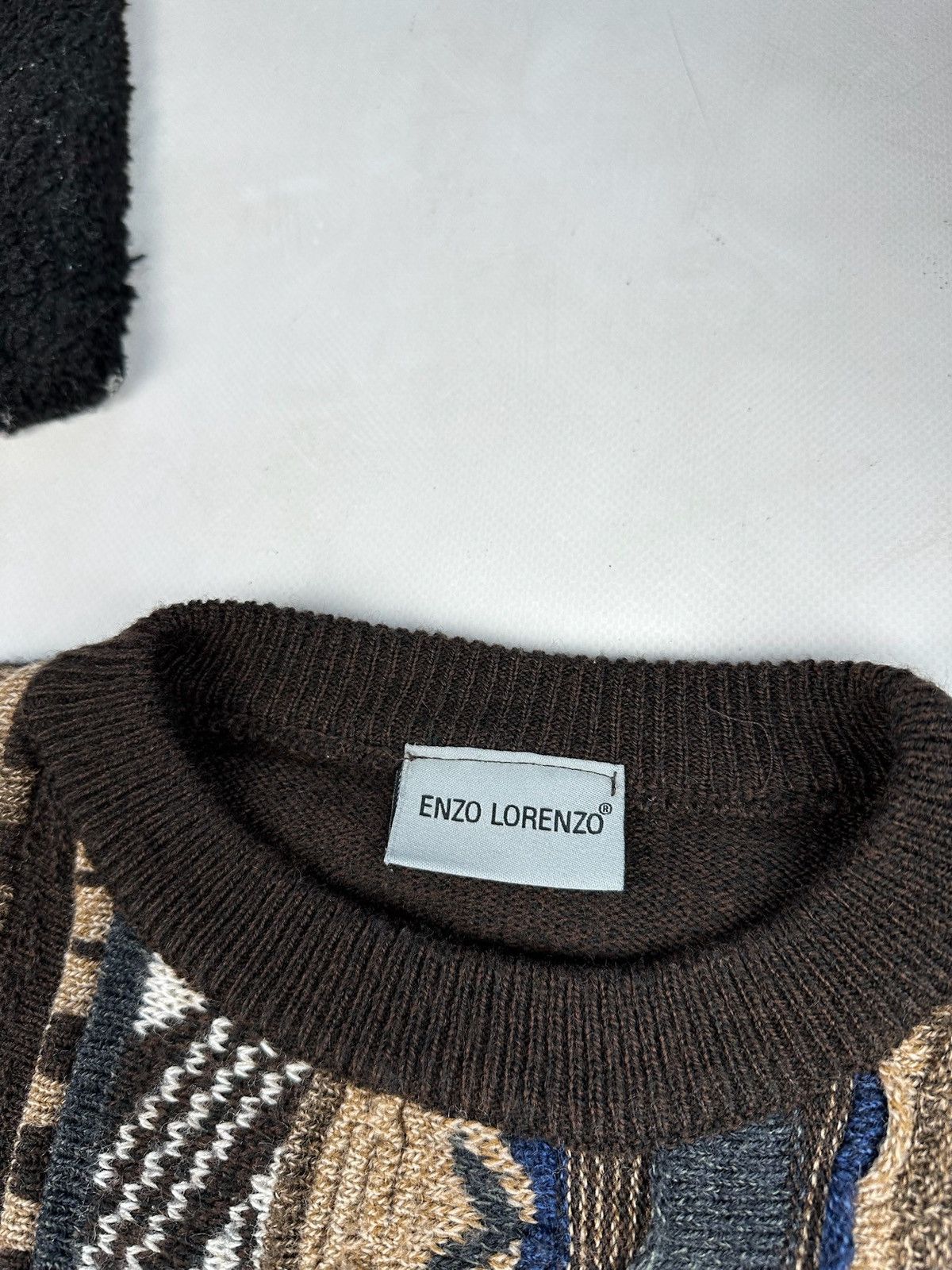 Japanese Brand × Vintage Vintage Coogi Style Boxy Knit Sweater M-L Size US L / EU 52-54 / 3 - 10 Thumbnail