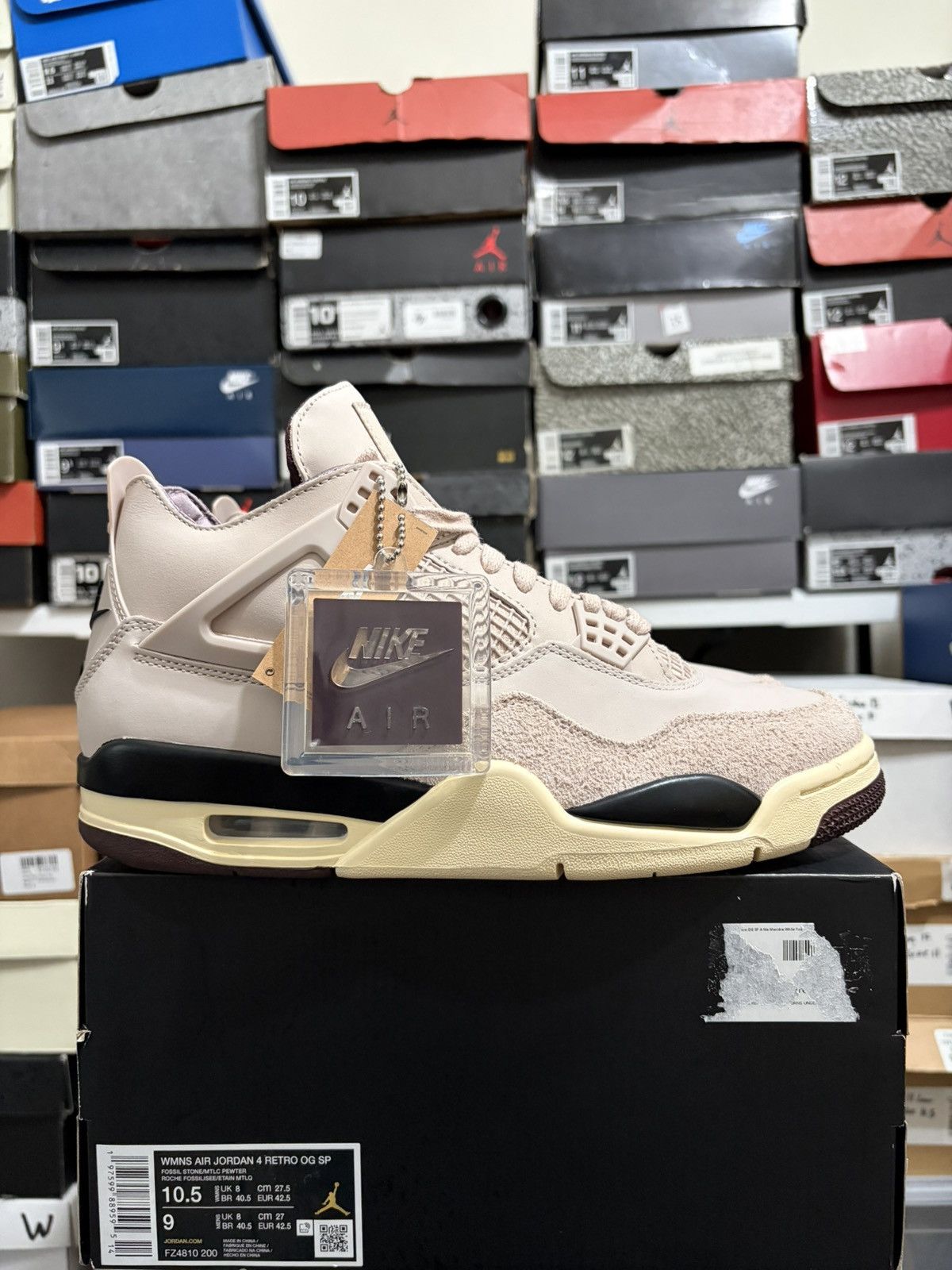 Jordan Brand Size 10.5W - Jordan 4 Retro OG SP A Ma Maniére WYWS Size US 10.5 / IT 40.5 - 1 Thumbnail