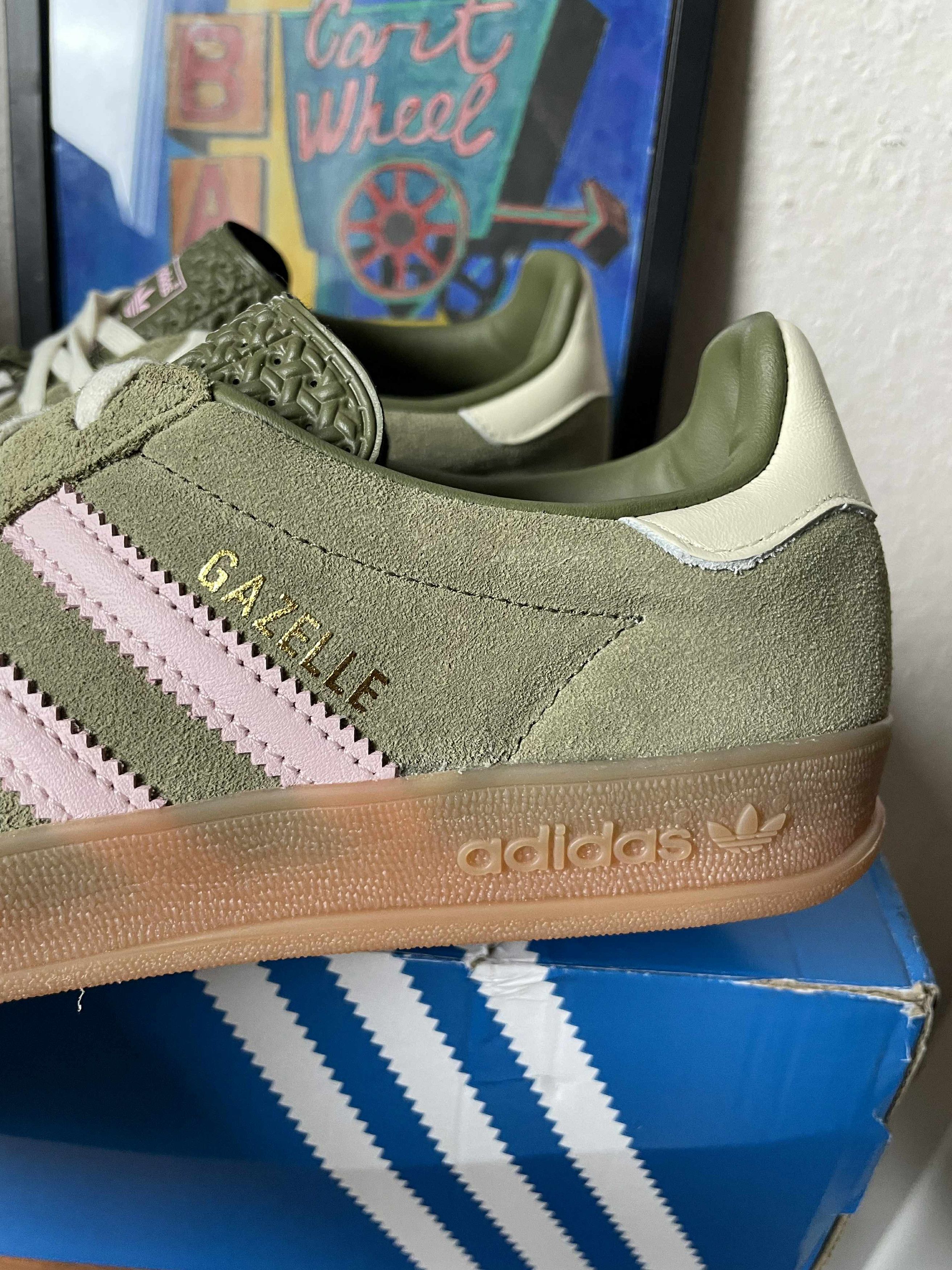 Adidas Adidas Gazelle Indoor Focus Olive Womens US 7.5 Size US 7.5 / IT 37.5 - 6 Thumbnail