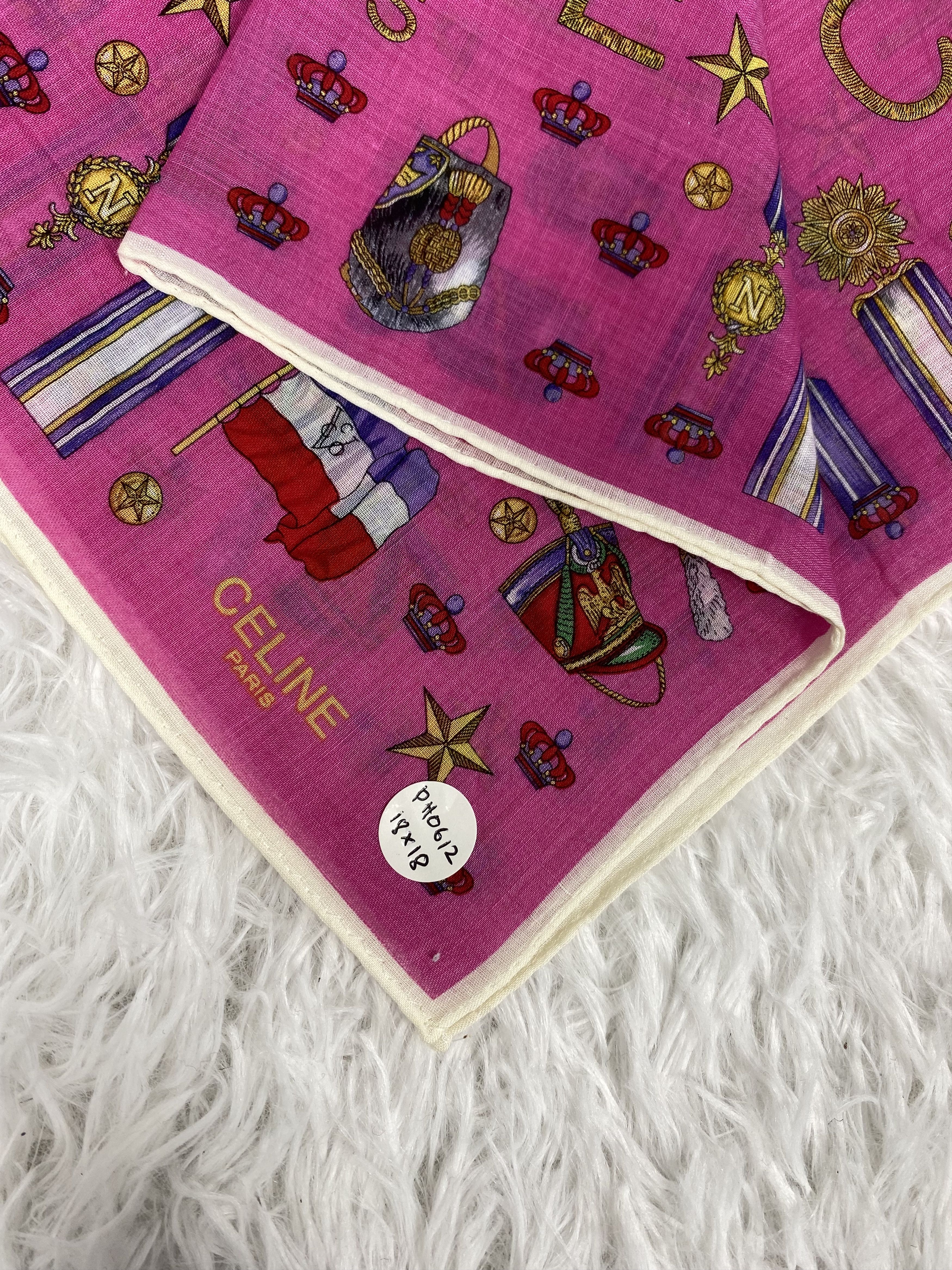 Celine Vintage Celine Handkerchief Neckerchief PH0612 Size ONE SIZE - 2 Thumbnail