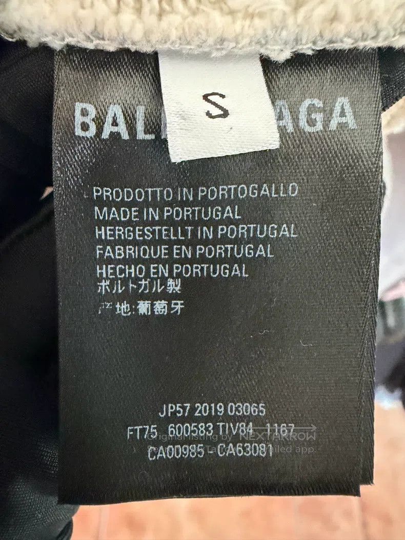 Balenciaga Balenciaga Grey Front and Back Logo Hoodie Size US S / EU 44-46 / 1 - 4 Thumbnail