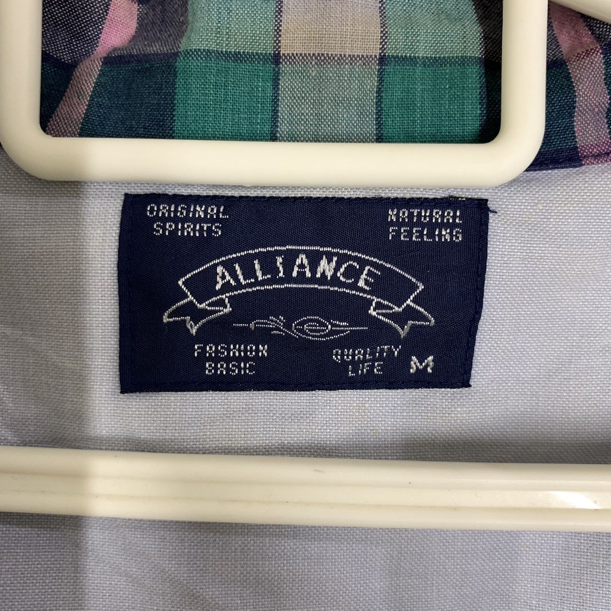 Japanese Brand × Vintage Vintage Alliance Checkered Hoodie Jacket Size US M / EU 48-50 / 2 - 14 Thumbnail