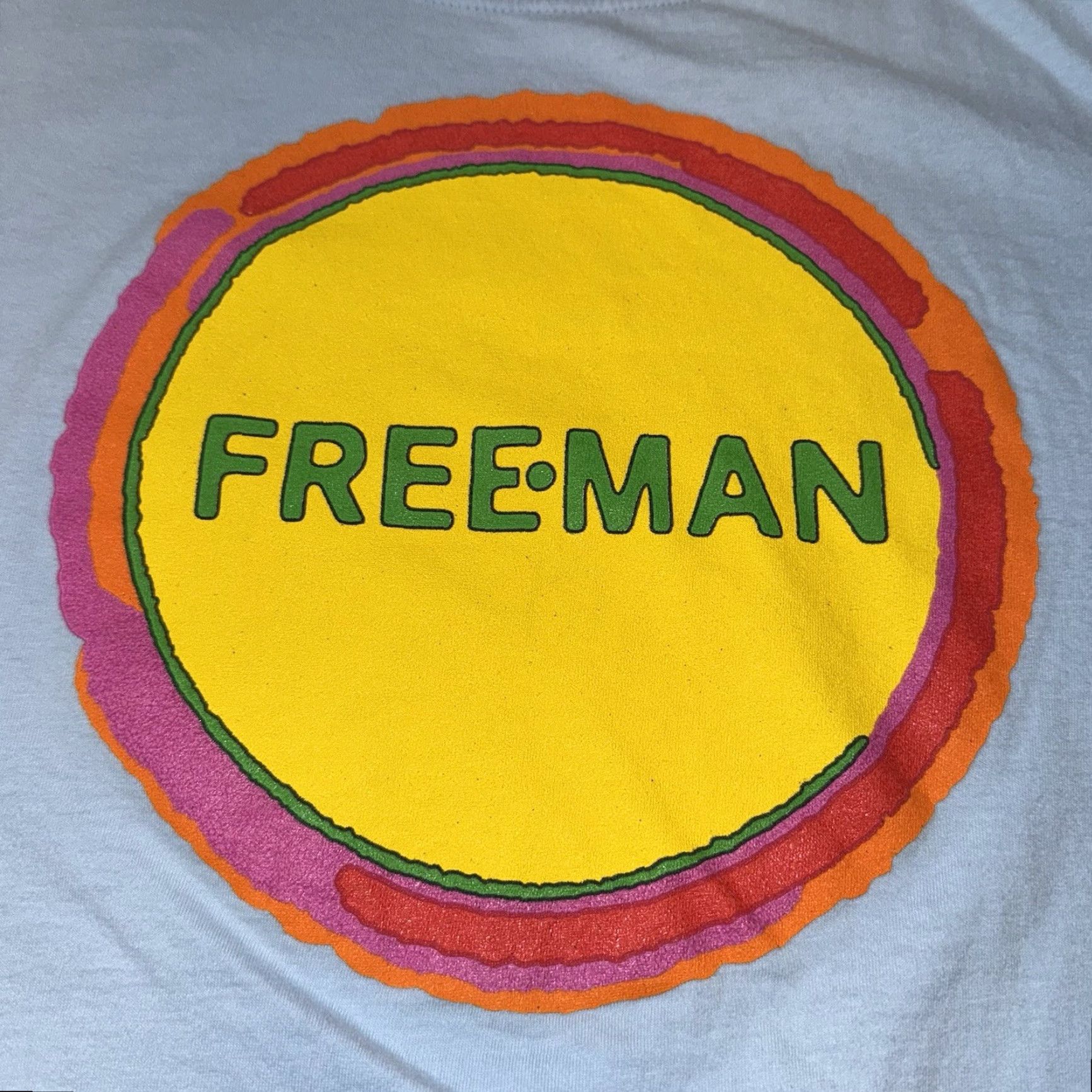 Gildan Gene Ween Shirt Aaron Freeman FREE-MAN Solo Tour 2014 Blue New Hope PA Large Mens T-Shirt Rock Band Logo Crew Neck Short Sleeve Cotton Gildan USA Size US L / EU 52-54 / 3 - 2 Thumbnail