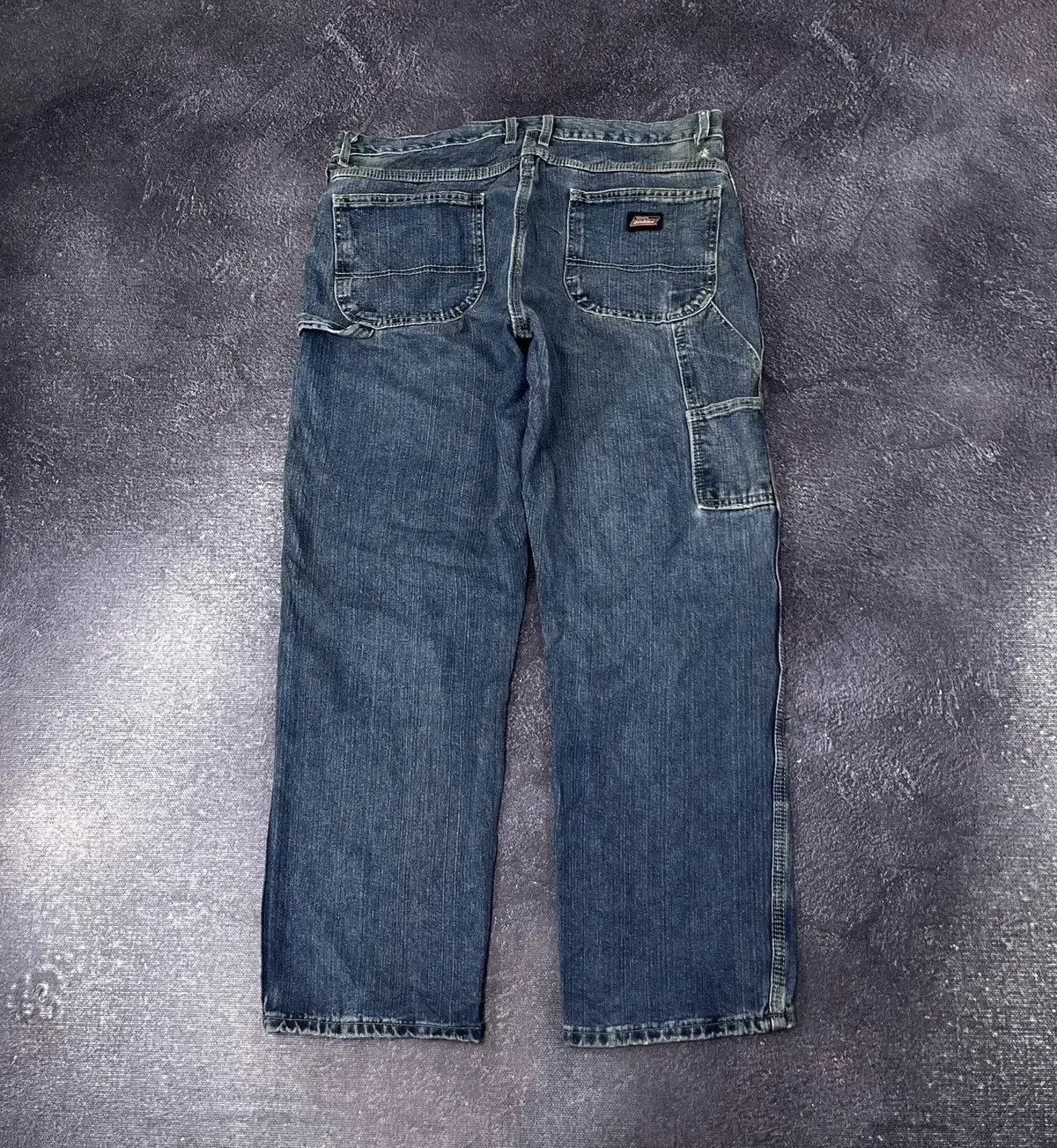 Dickies × Vintage Vintage Dickies Y2K Work Blue Denim Hype Baggy Jeans Size US 36 / EU 52 - 1 Thumbnail