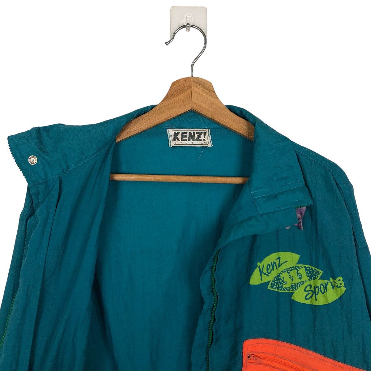 Japanese Brand VINTAGE KENZ SPORTS BOMBER JACKET RARE COLOUR STREETWEAR Size US M / EU 48-50 / 2 - 9 Thumbnail