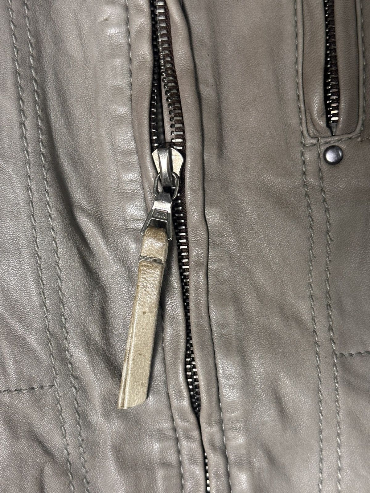 Unknown London Unknown London Leather Biker Jacket Size US M / EU 48-50 / 2 - 6 Thumbnail