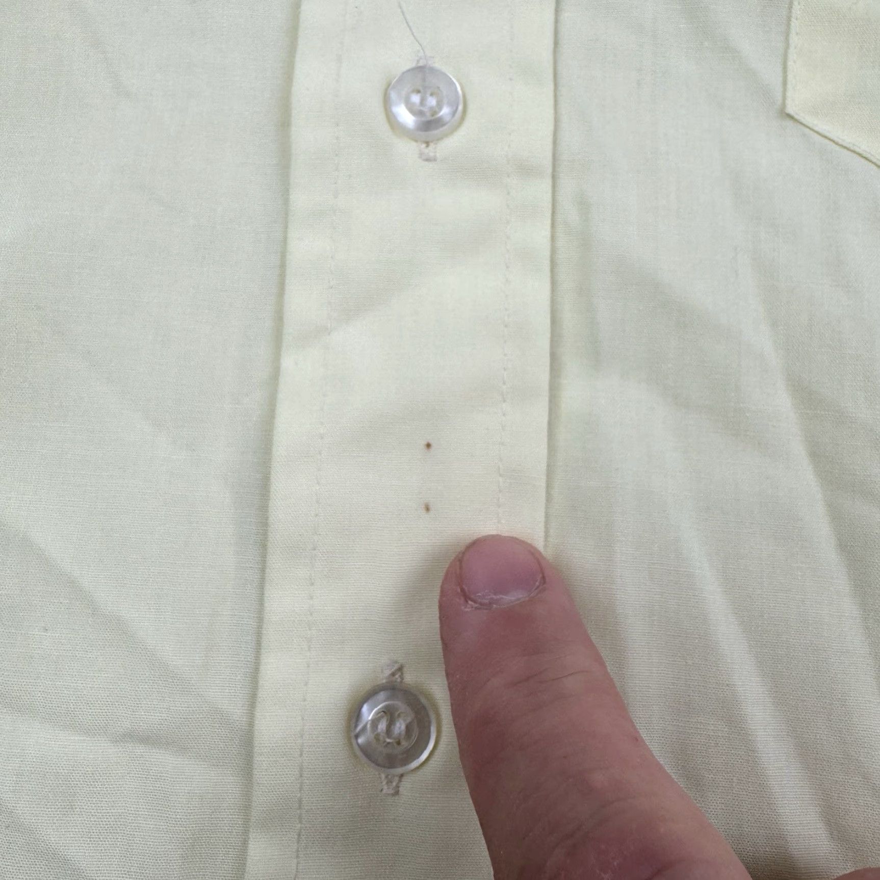 Vintage VINTAGE 1970s TG&Y Golden Button-Up Shirt Men Medium Yellow Classic 70s Size US M / EU 48-50 / 2 - 5 Thumbnail