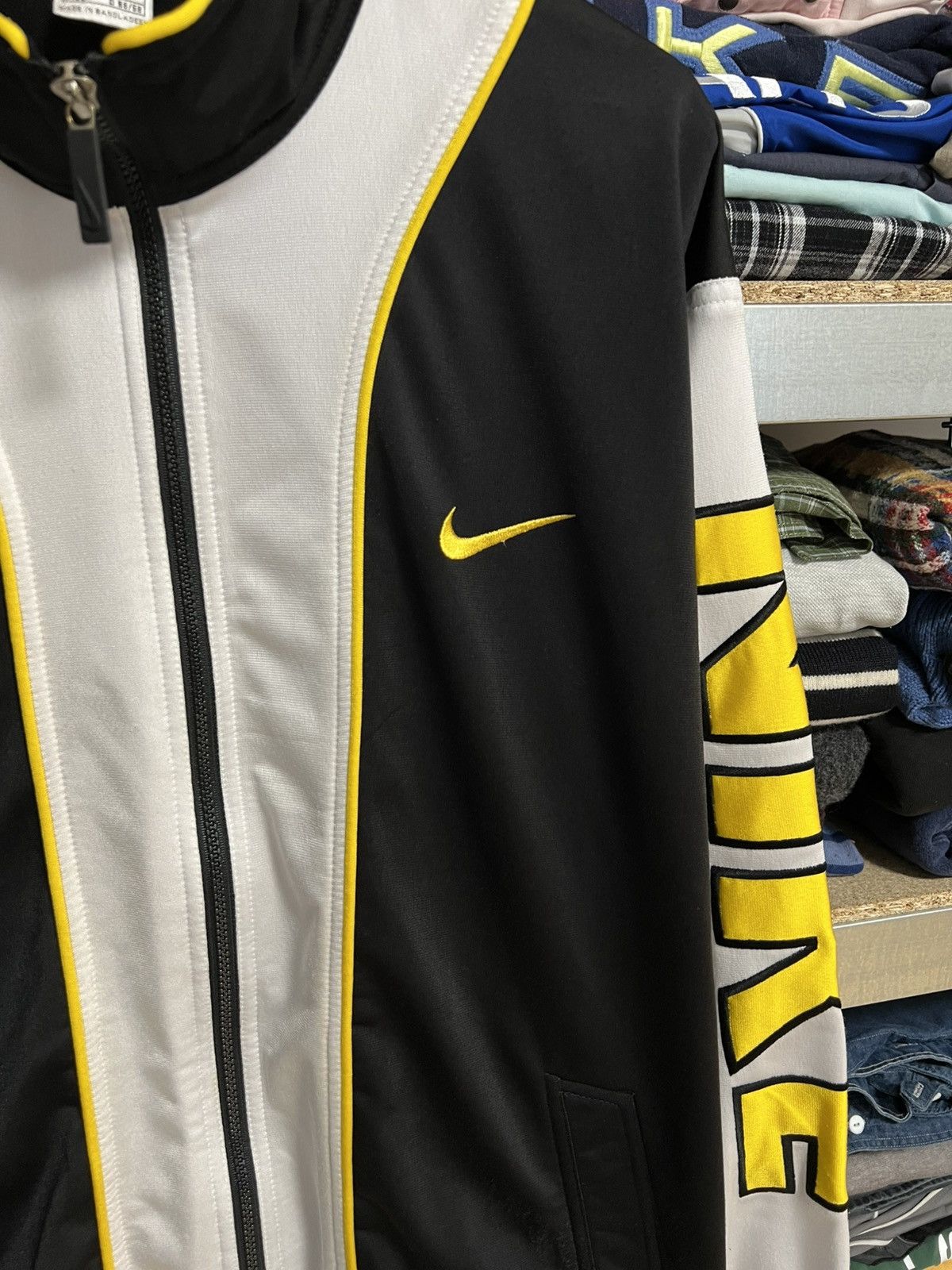 Nike × Vintage Vintage Men’s Nike Track Jacket Swoosh Olympic Sweatshirt XL Size US XL / EU 56 / 4 - 4 Thumbnail