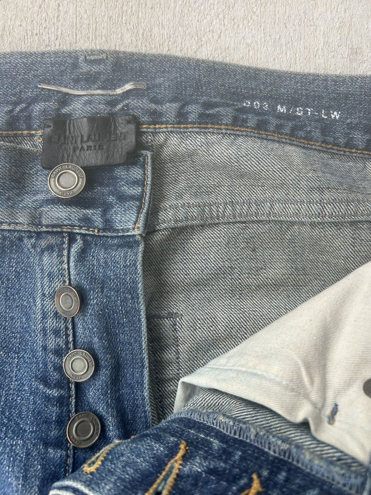 Saint Laurent Paris Saint Laurent D03 mudwash Size US 29 - 4 Thumbnail