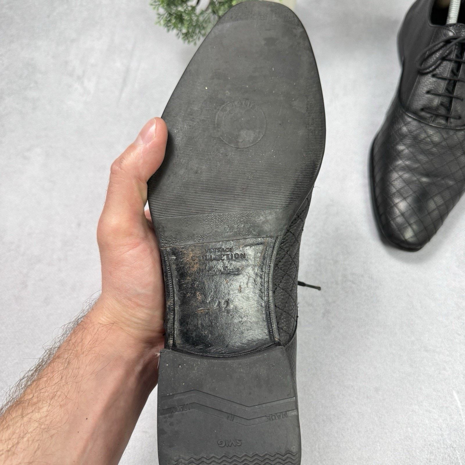 Versace Versace Collection Oxford Shoes Leather Size 42 US 8.5/9 Size US 9 / EU 42 - 13 Thumbnail