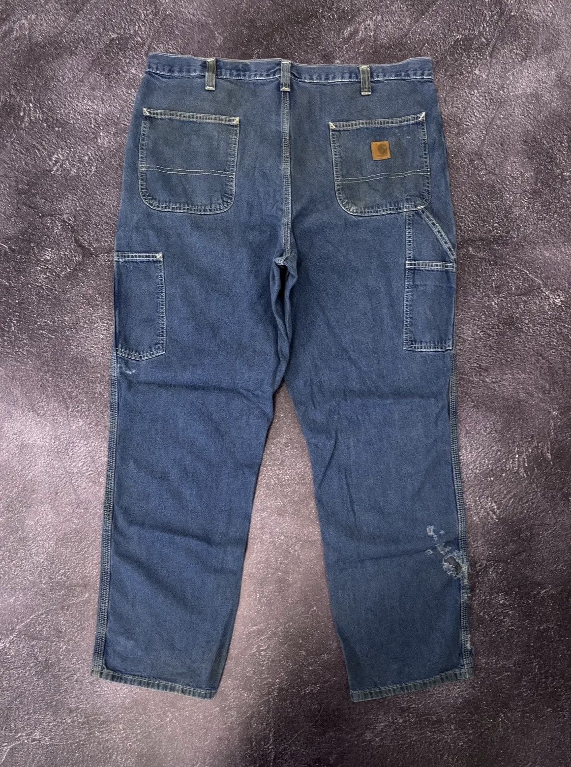 Carhartt × Vintage Vintage Carhartt Dungaree Fit Denim Blue Hype Baggy Jeans Size US 38 / EU 54 - 1 Thumbnail
