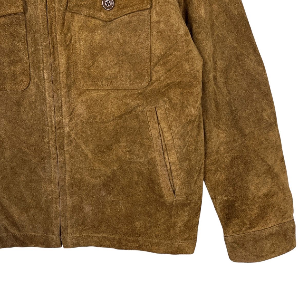 Gap Vintage Gap Suede Leather Trucker Jacket Size US S / EU 44-46 / 1 - 6 Thumbnail