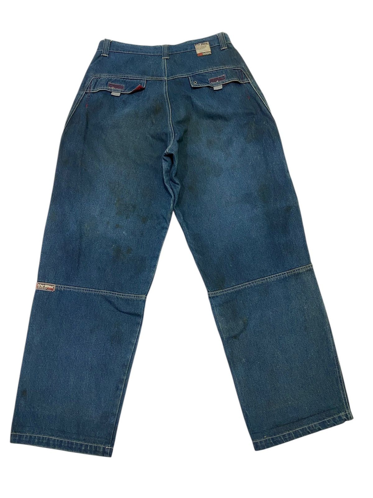 JNCO Thriller baggy jeans / hip hop rap Size US 33 - 5 Thumbnail