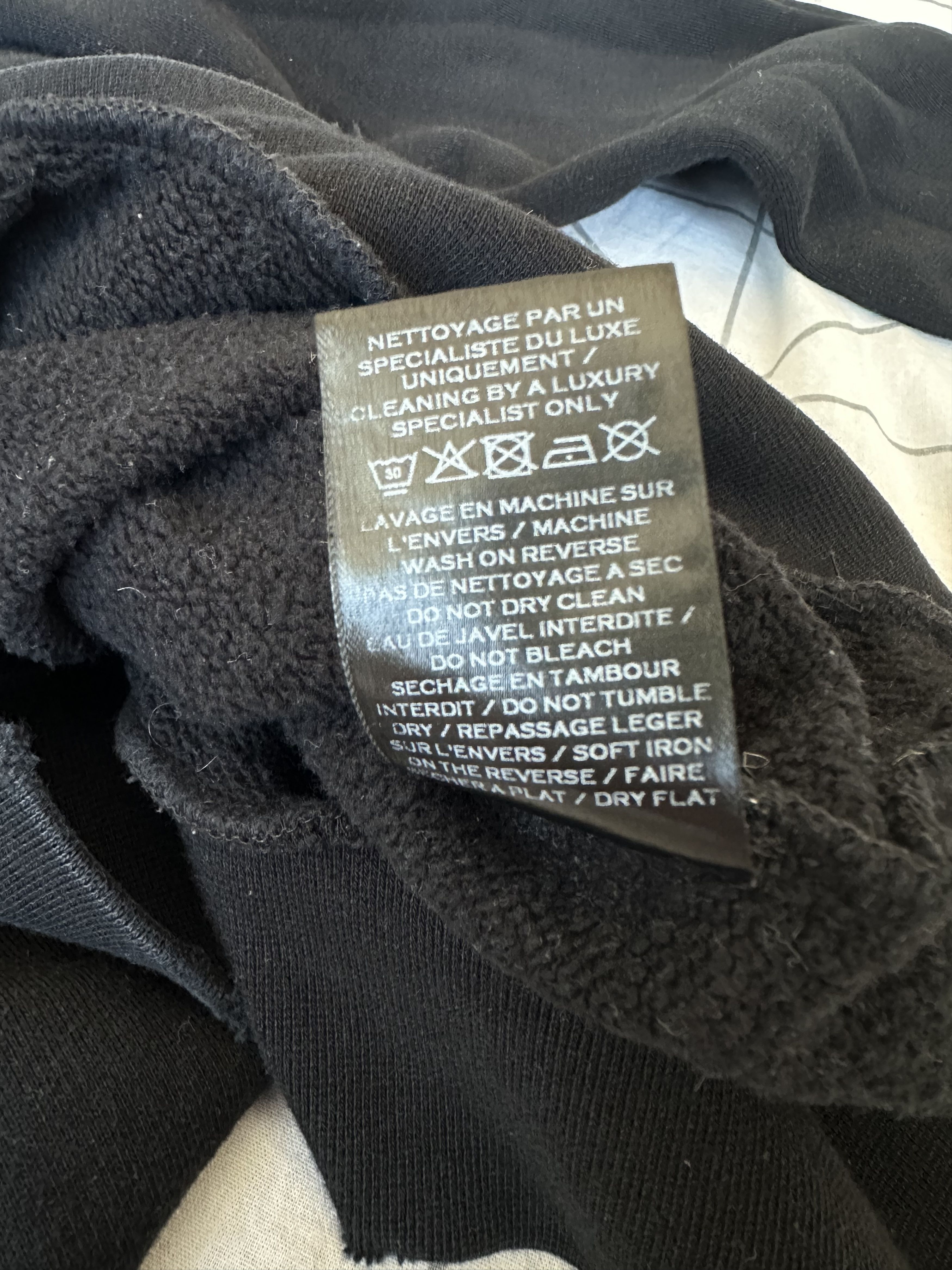 Balmain FW18 Balmain Exit Logo Distressed Crewneck Black Size US M / EU 48-50 / 2 - 7 Thumbnail
