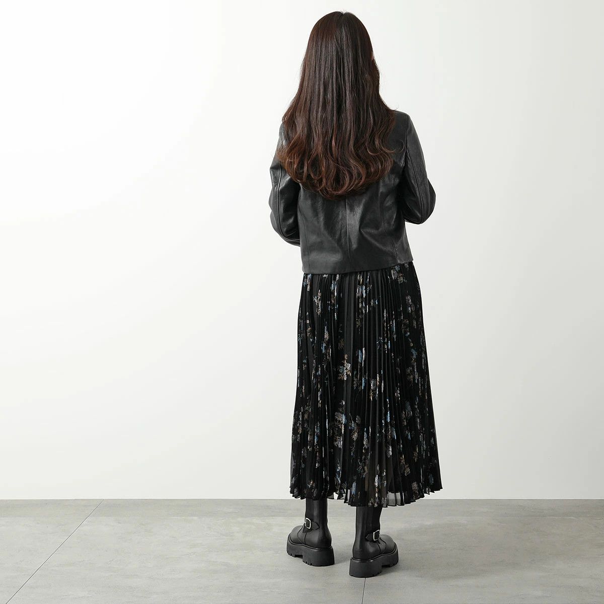 Celine o1w1db10125 2J369800T Silk Georgette Sunburst Pleats Skirt Size 26" / US 2 / IT 38 - 6 Thumbnail