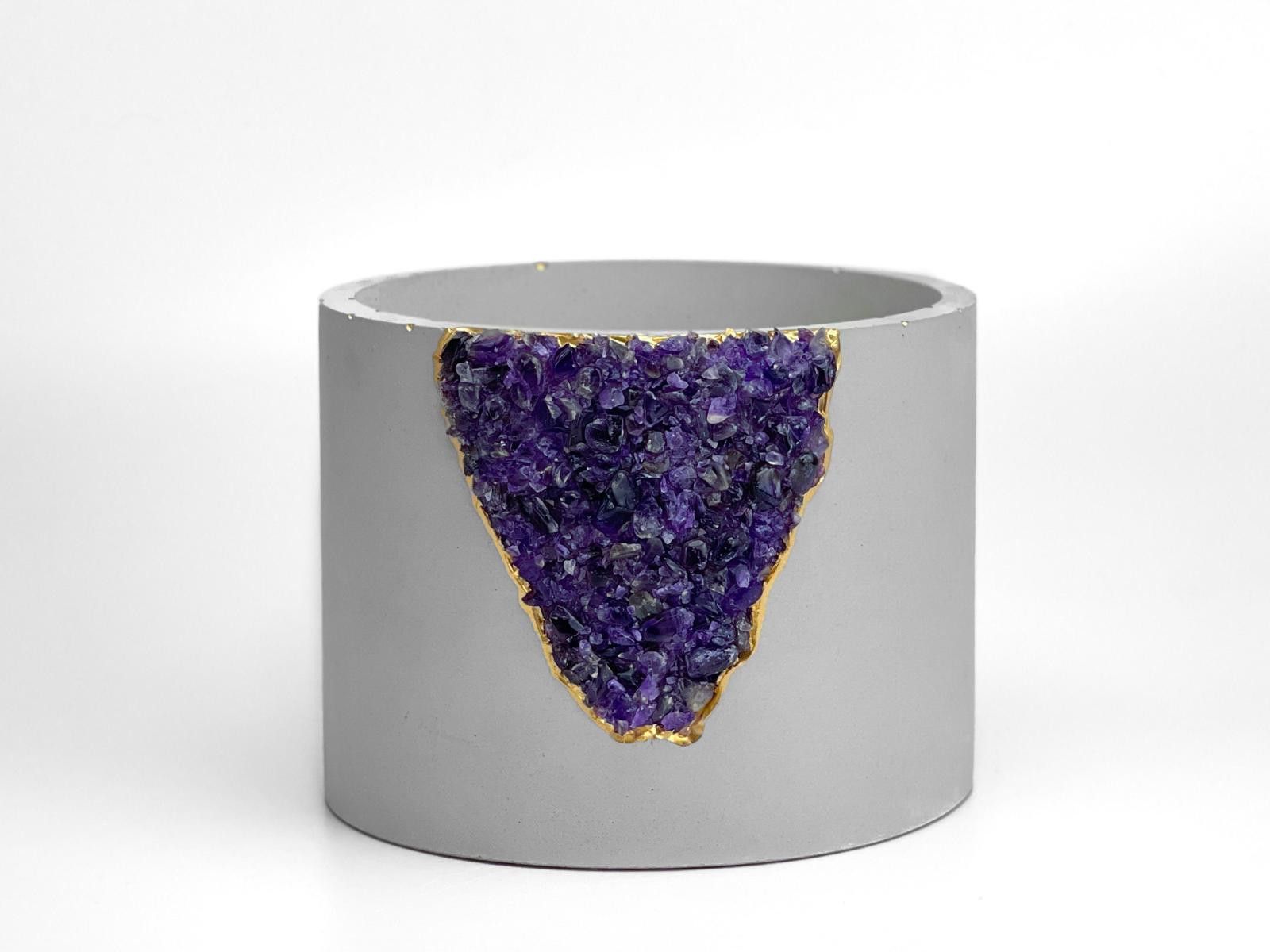 Other Succulent Planter Large Geode Planter Amethyst Crystal Pot Size ONE SIZE - 7 Thumbnail