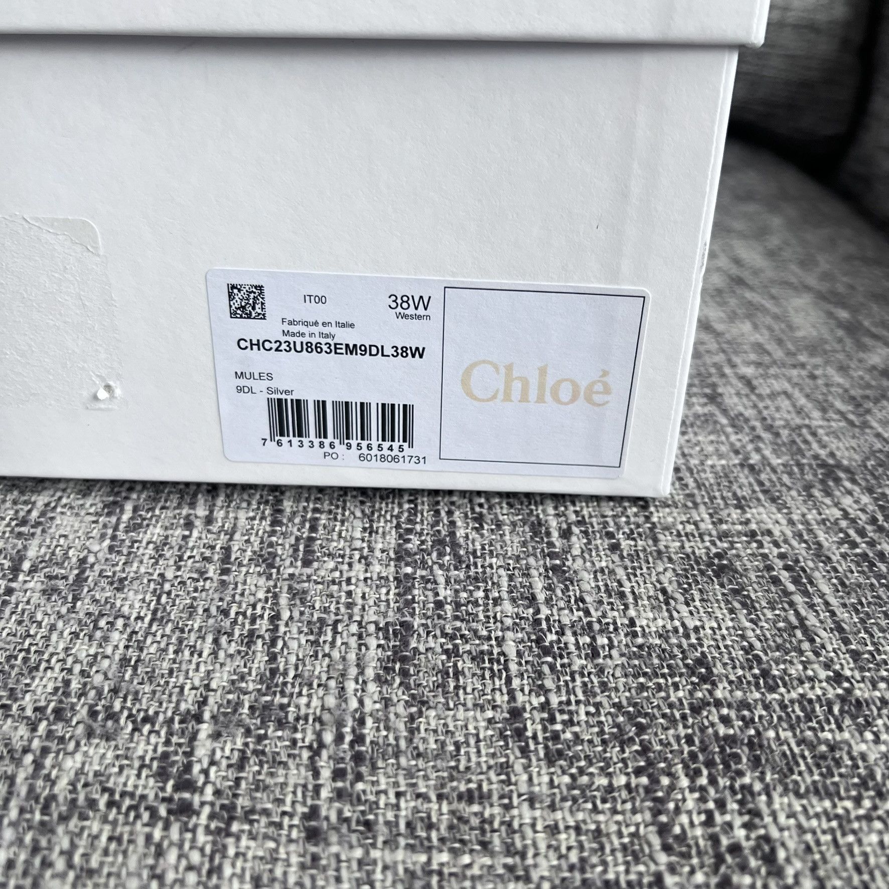 Chloe Chloé Oli 45MM Metallic Leather Platform Mules, Size IT38 Size US 8 / IT 38 - 12 Thumbnail